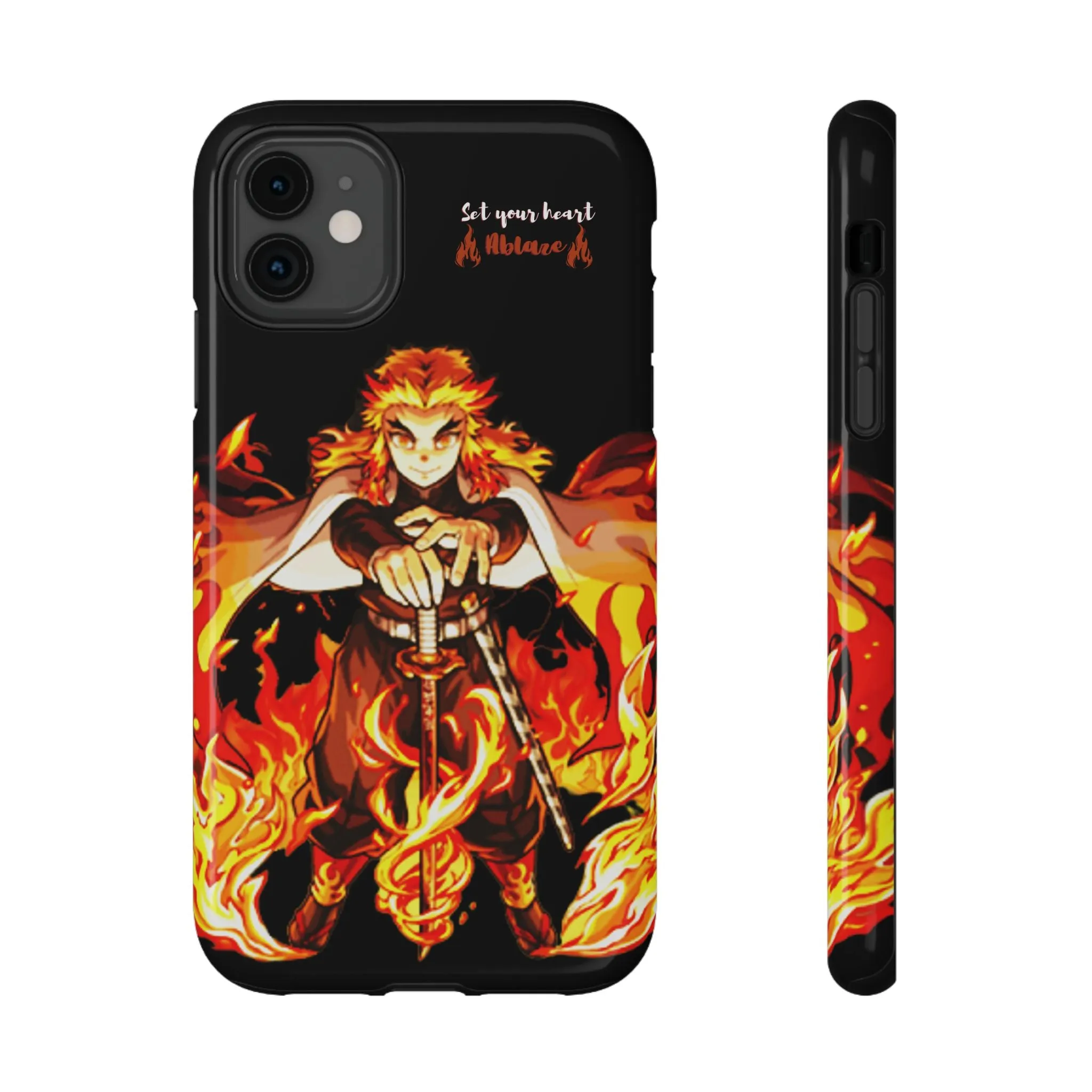 Phone Case - Rengoku Set Your Heart Ablaze
