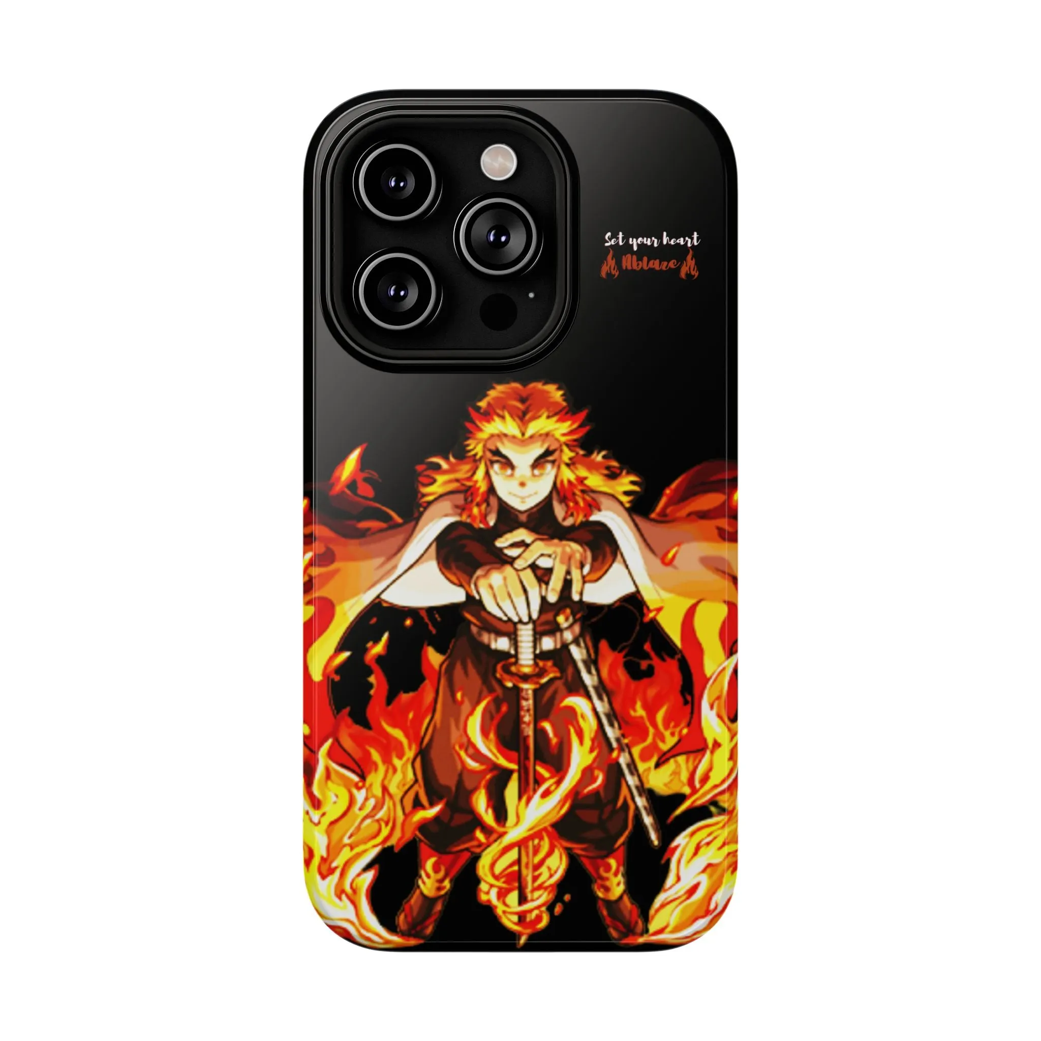 Phone Case - Rengoku Set Your Heart Ablaze