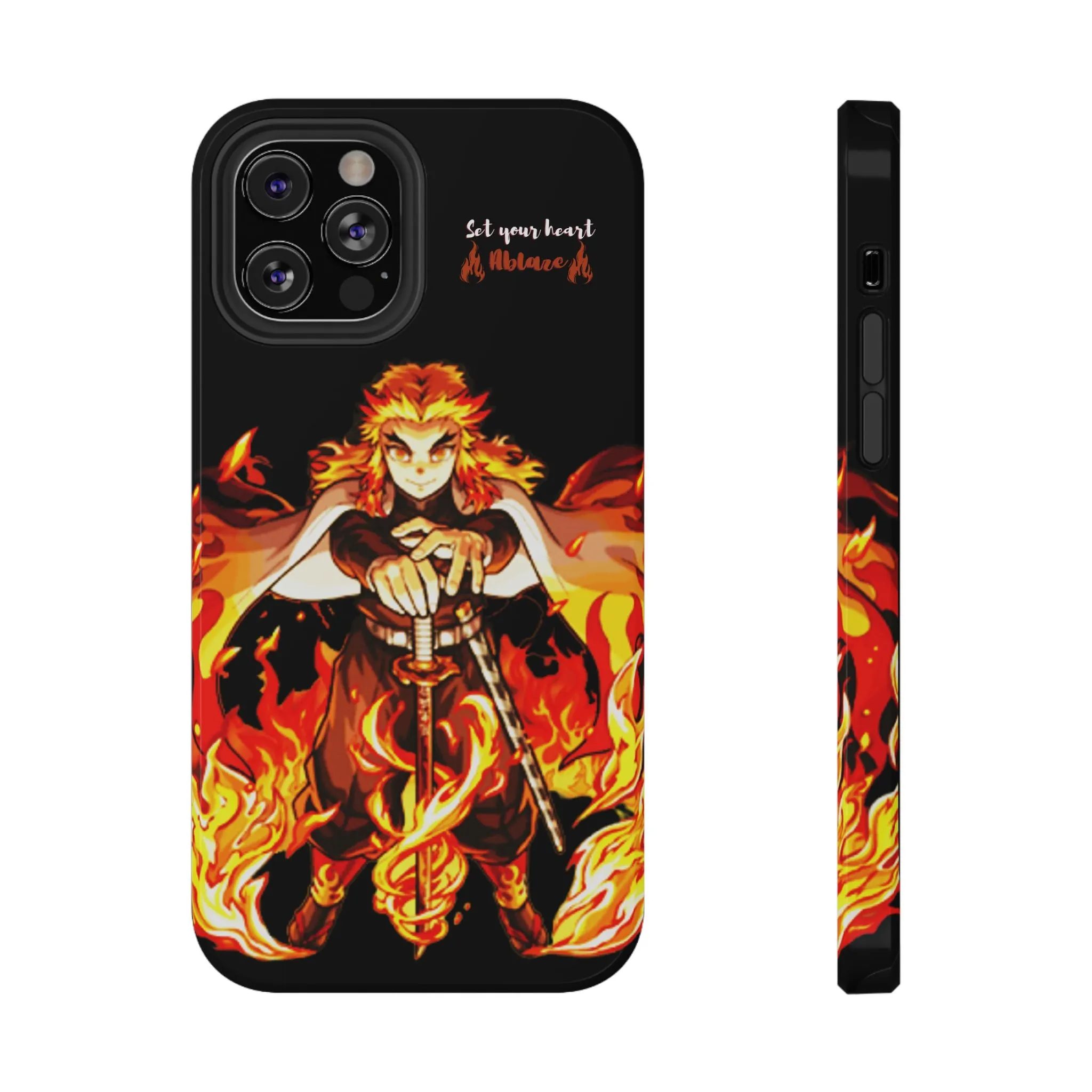 Phone Case - Rengoku Set Your Heart Ablaze