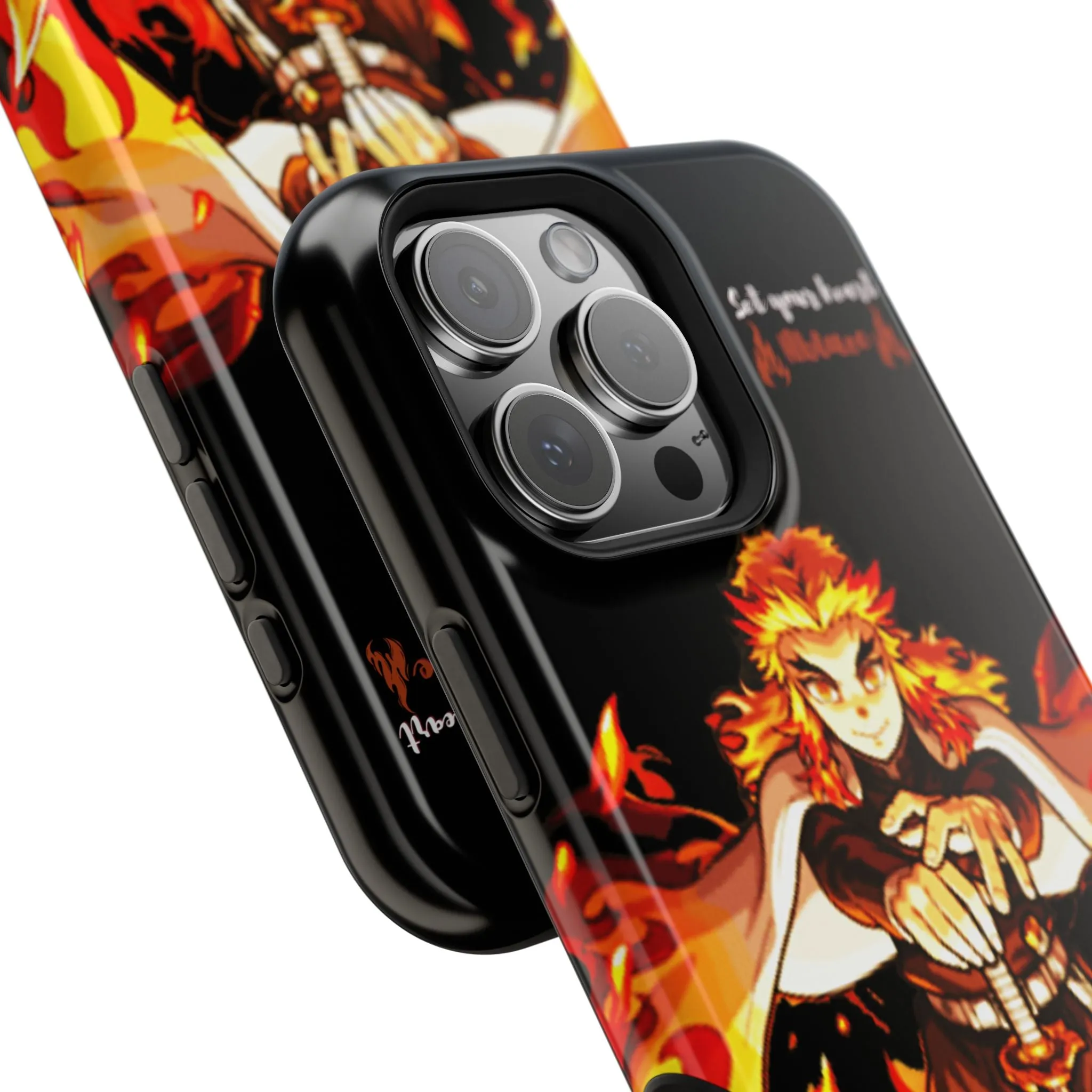 Phone Case - Rengoku Set Your Heart Ablaze