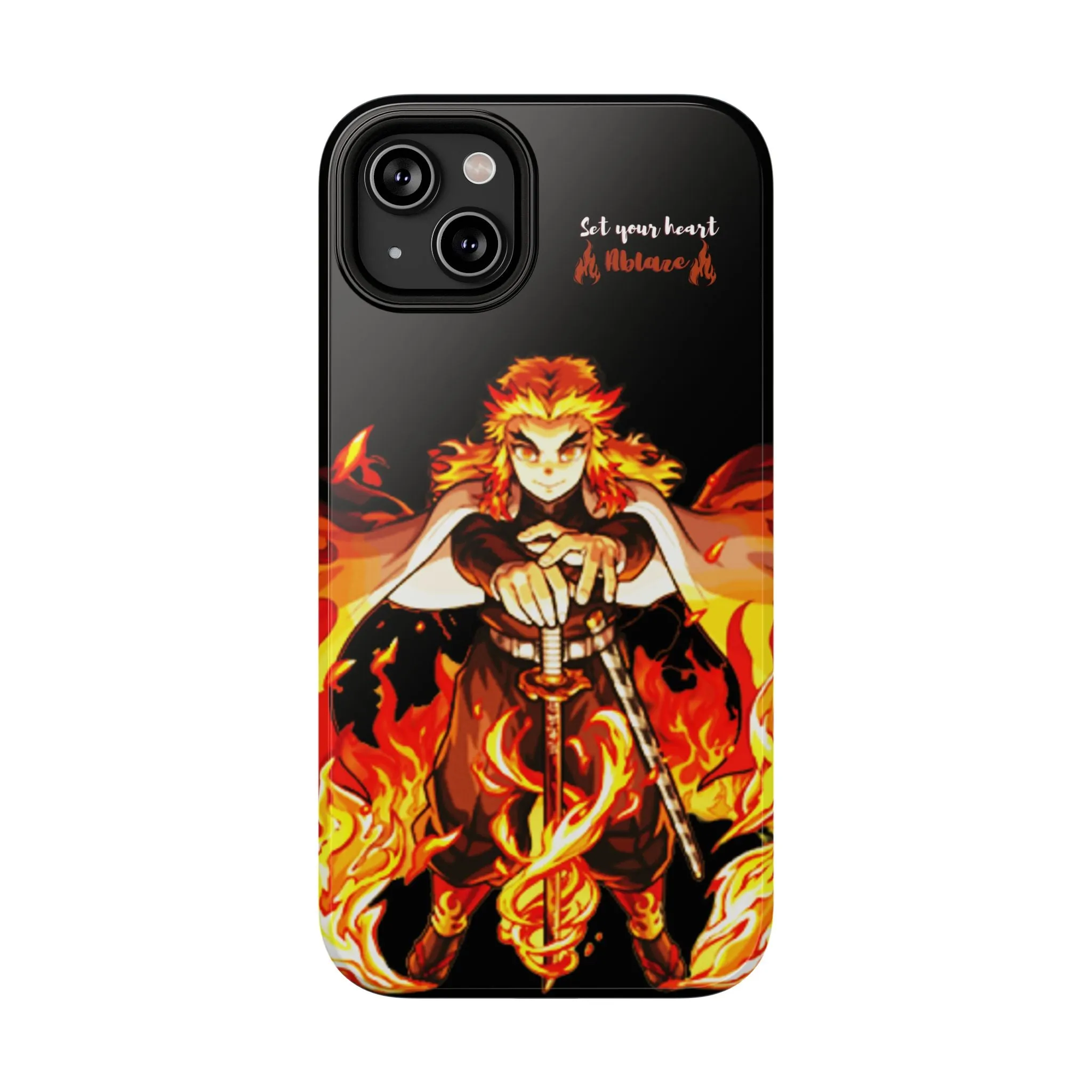 Phone Case - Rengoku Set Your Heart Ablaze