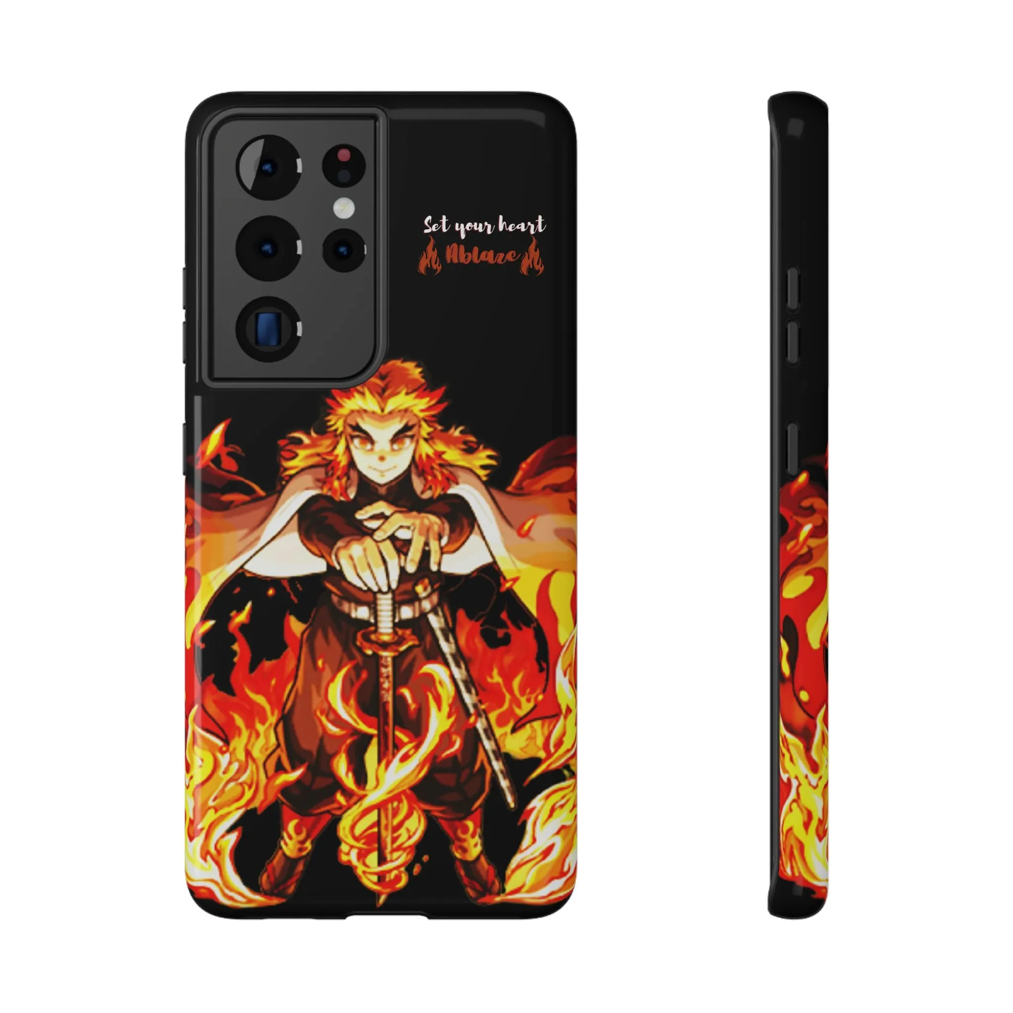 Phone Case - Rengoku Set Your Heart Ablaze