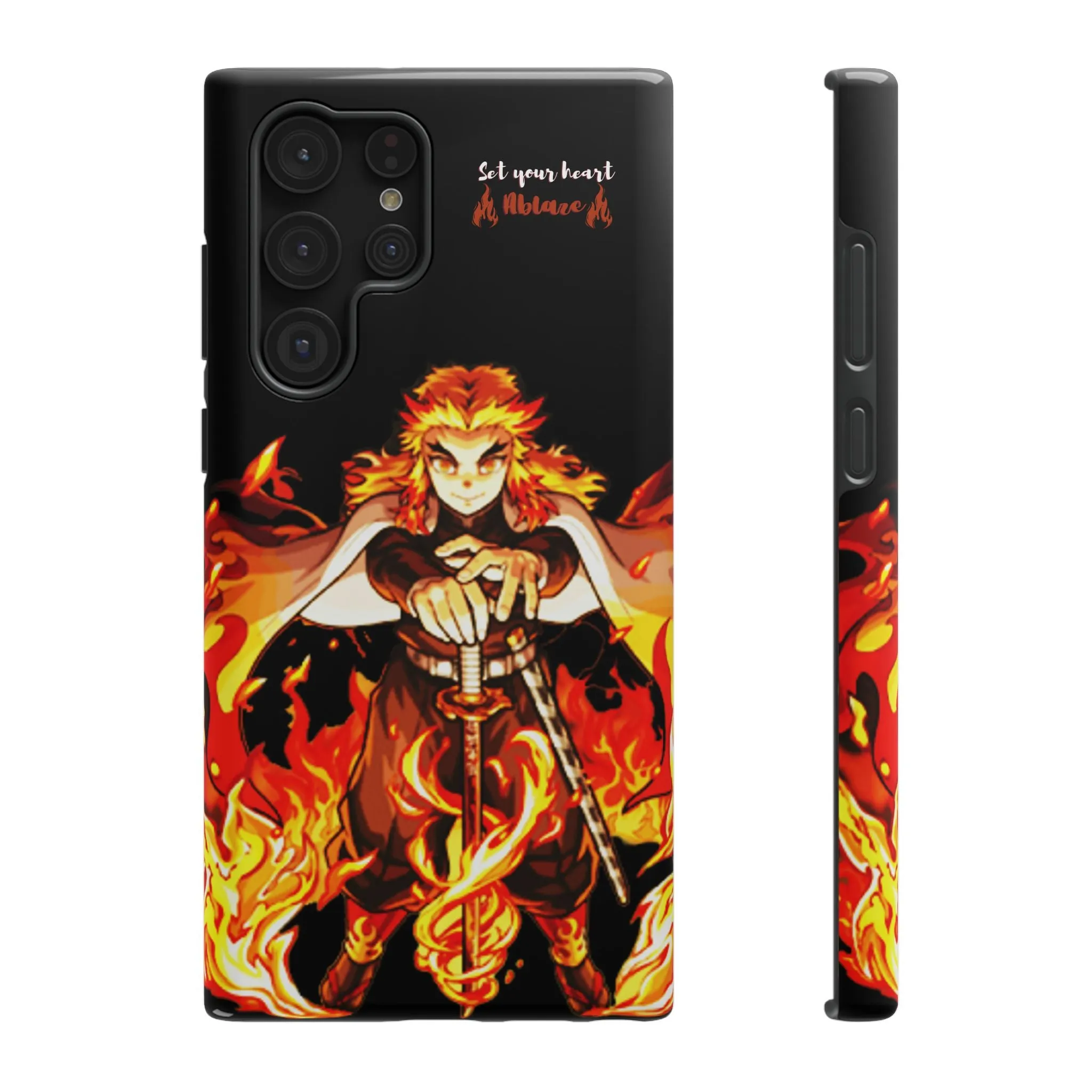 Phone Case - Rengoku Set Your Heart Ablaze