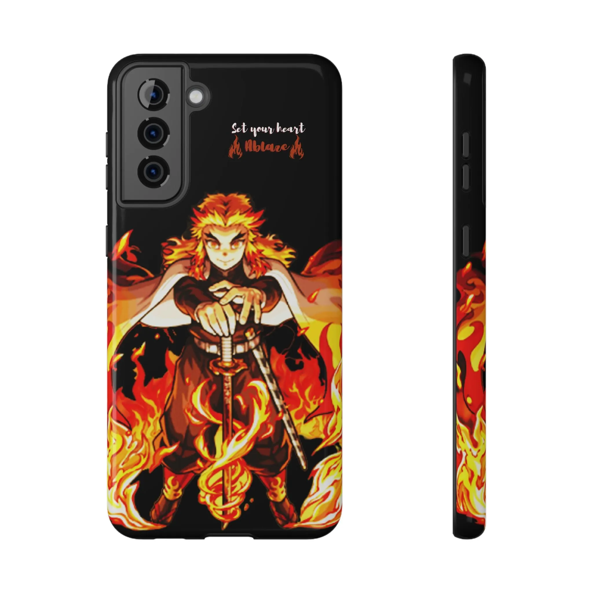 Phone Case - Rengoku Set Your Heart Ablaze
