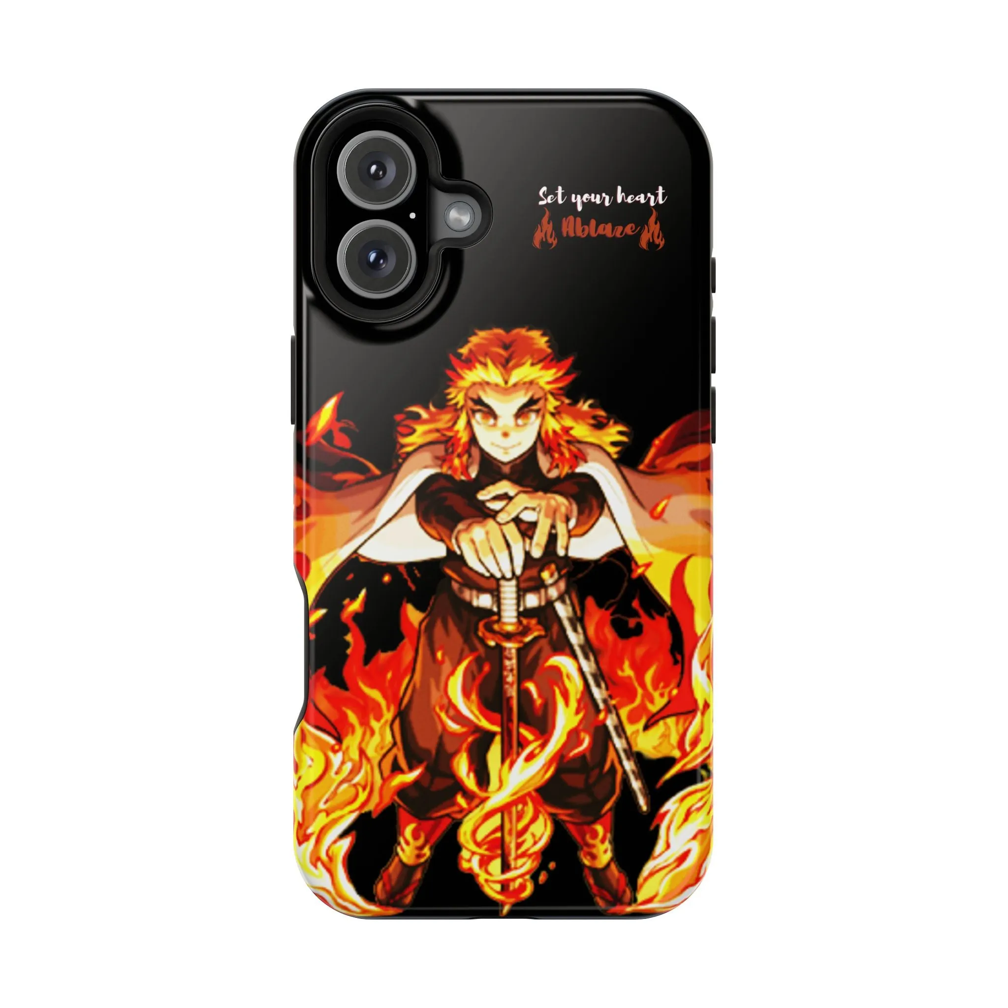 Phone Case - Rengoku Set Your Heart Ablaze