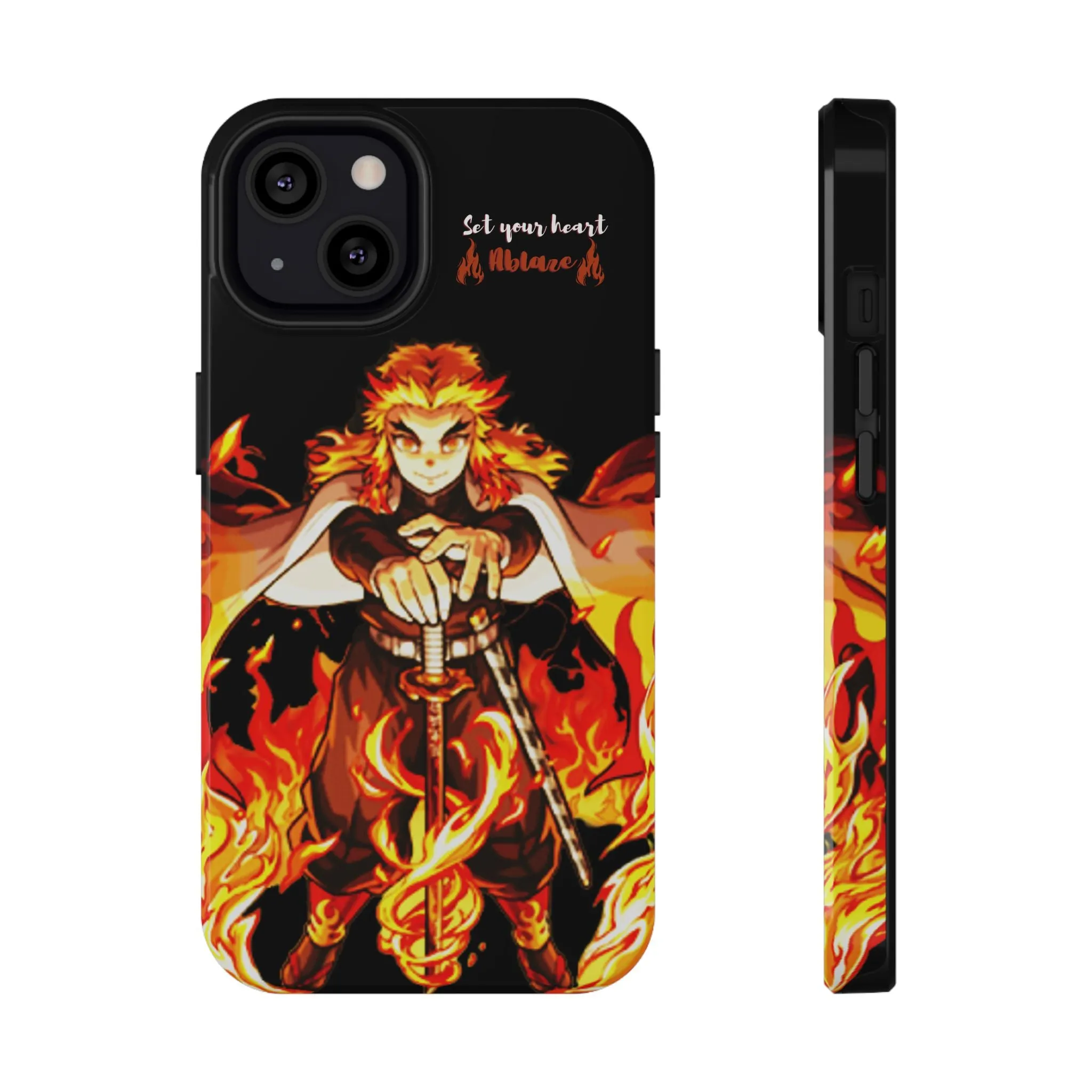 Phone Case - Rengoku Set Your Heart Ablaze