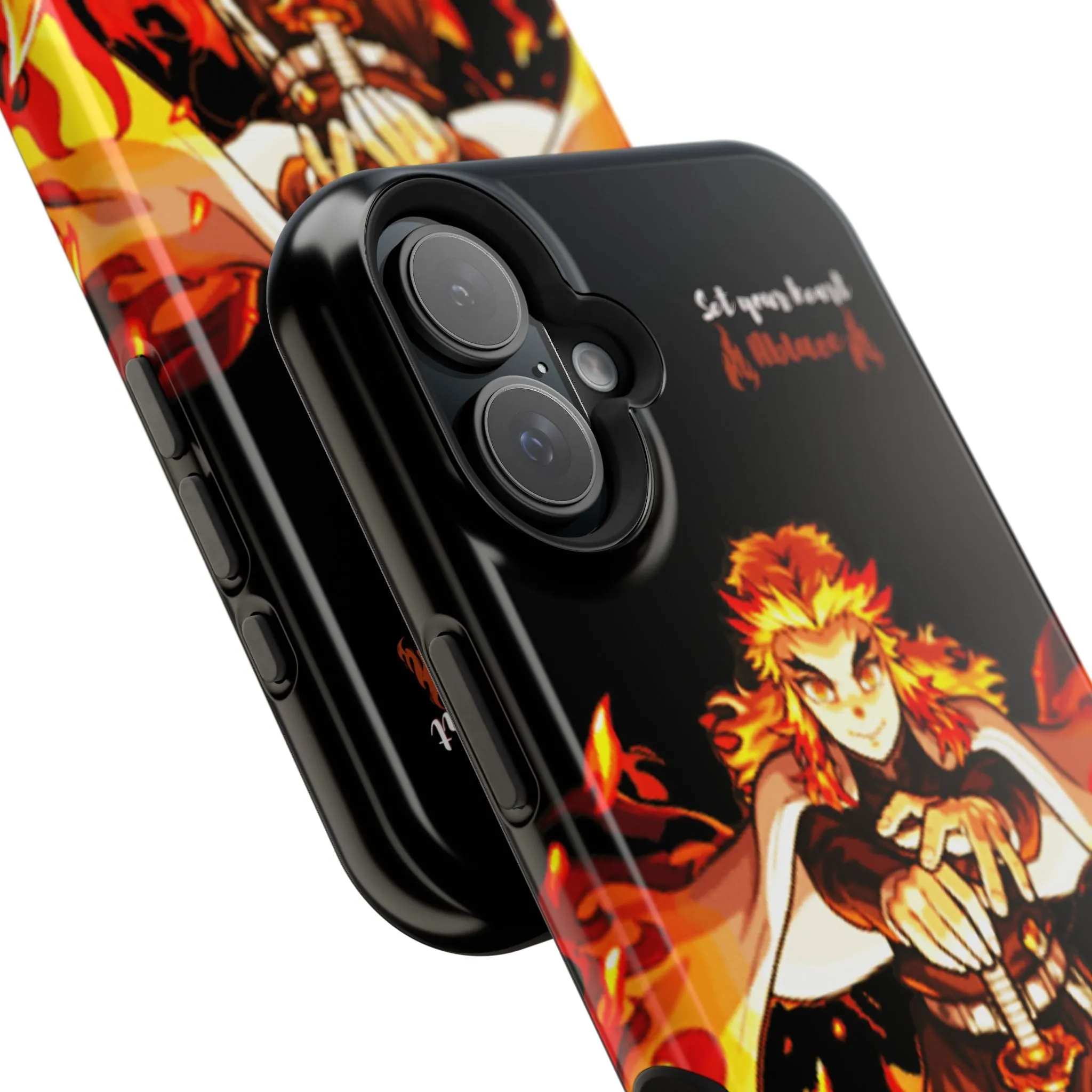Phone Case - Rengoku Set Your Heart Ablaze