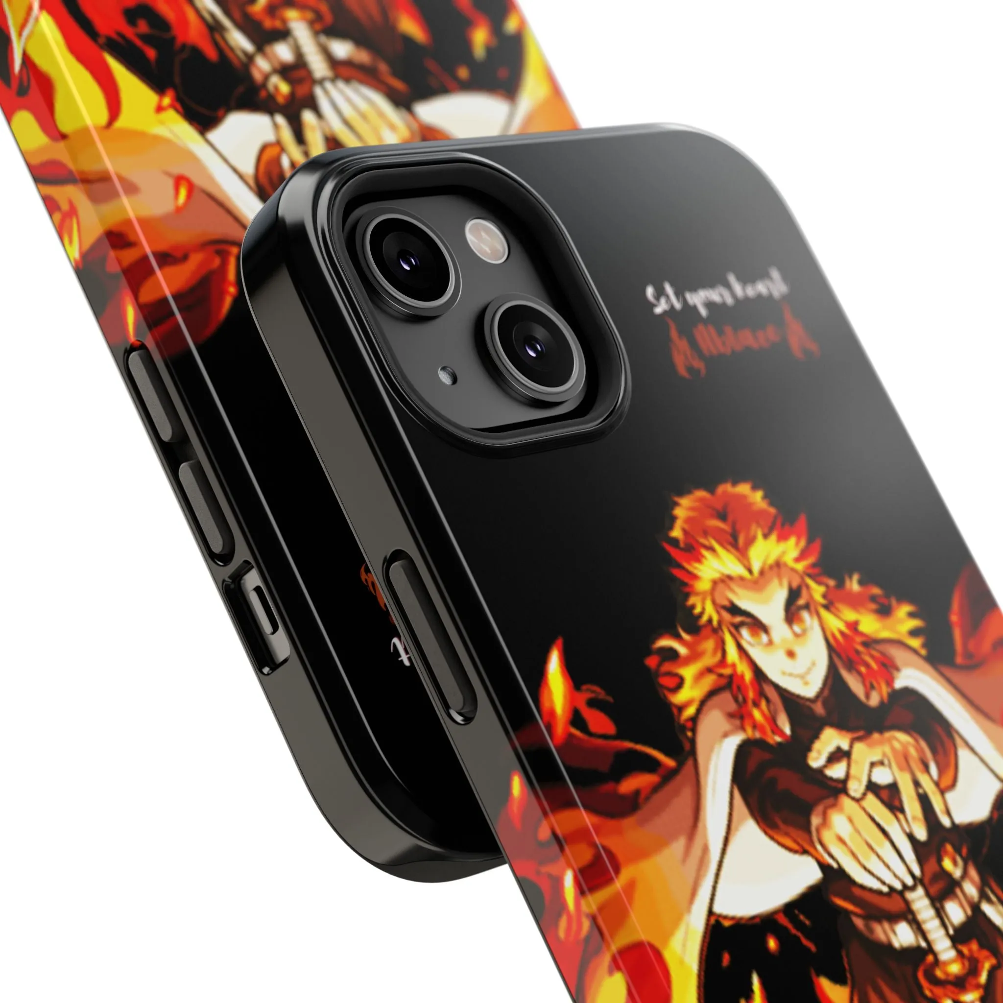 Phone Case - Rengoku Set Your Heart Ablaze