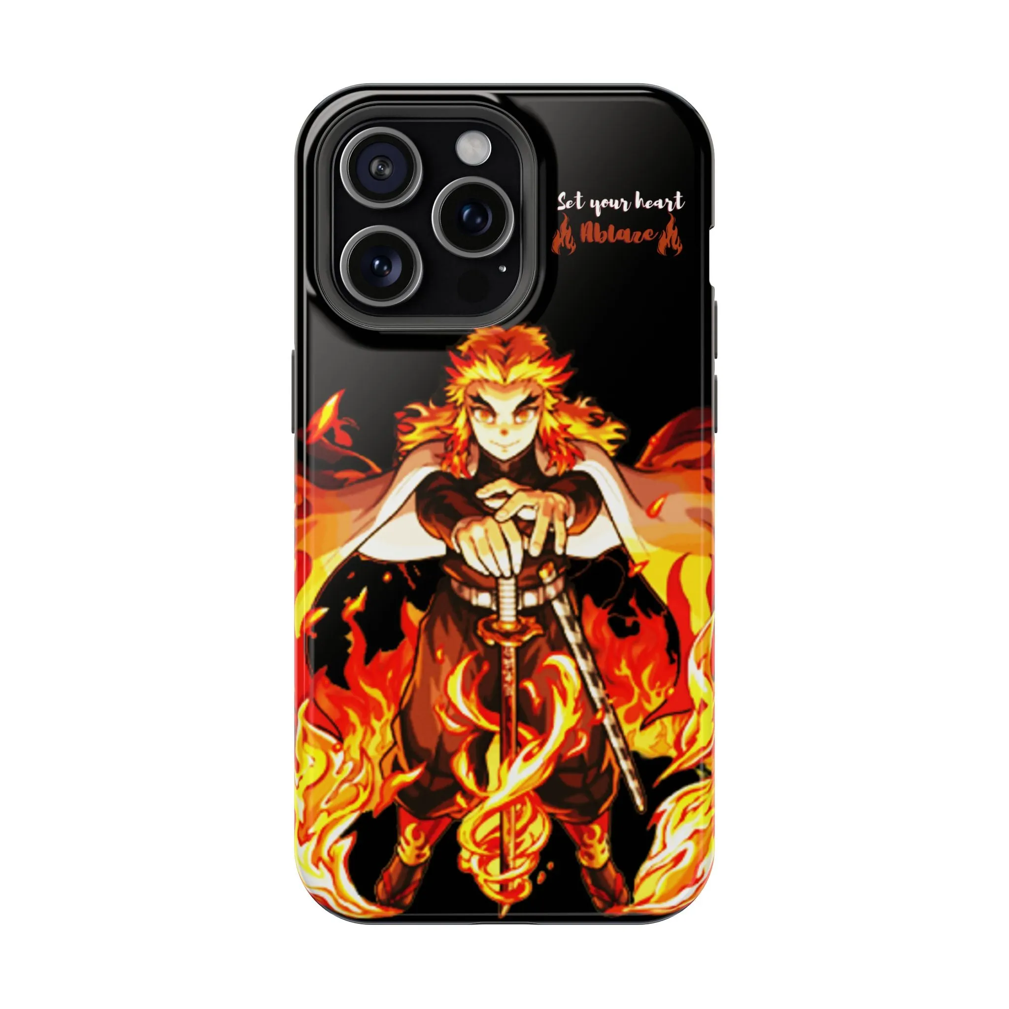 Phone Case - Rengoku Set Your Heart Ablaze