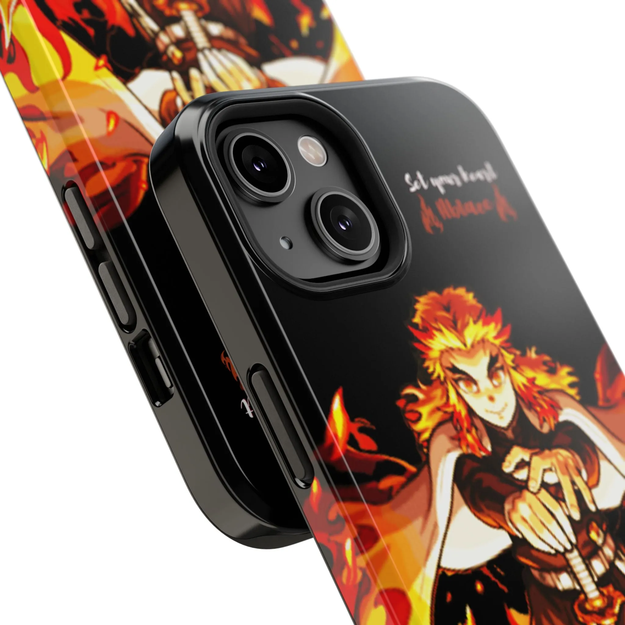 Phone Case - Rengoku Set Your Heart Ablaze