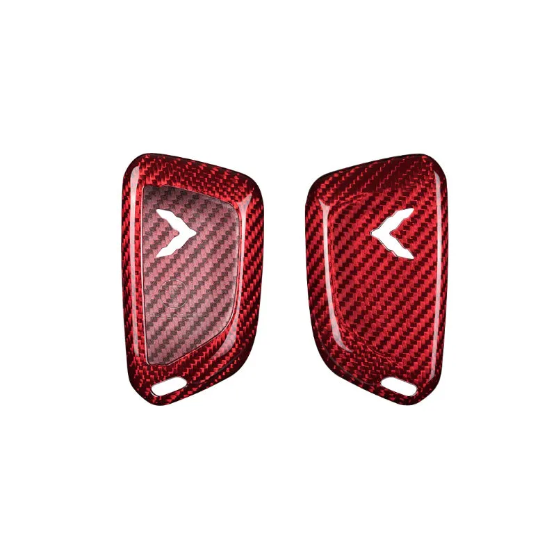 Pinalloy Real Carbon Fiber Key Fob Case for 2020  Chevrolet Corvette C8