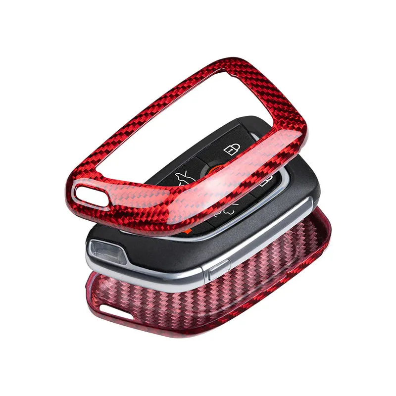 Pinalloy Real Carbon Fiber Key Fob Case for 2020  Chevrolet Corvette C8