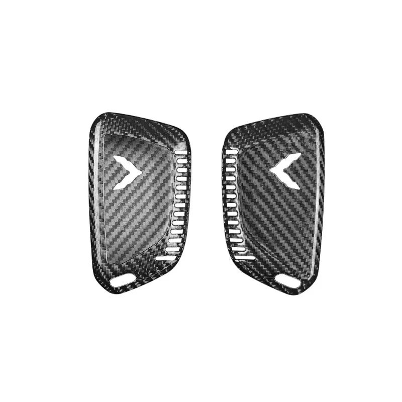 Pinalloy Real Carbon Fiber Key Fob Case for 2020  Chevrolet Corvette C8