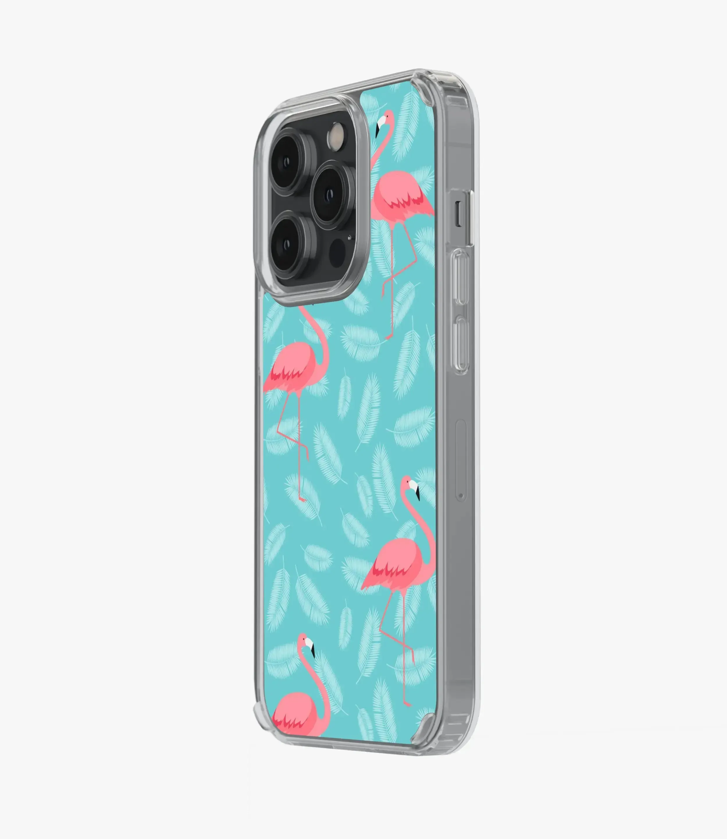 Pink Flamingo Tropical Silicone Case