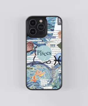 Pisces Aesthetic Zodiac Sign Glass Phone Case Cover