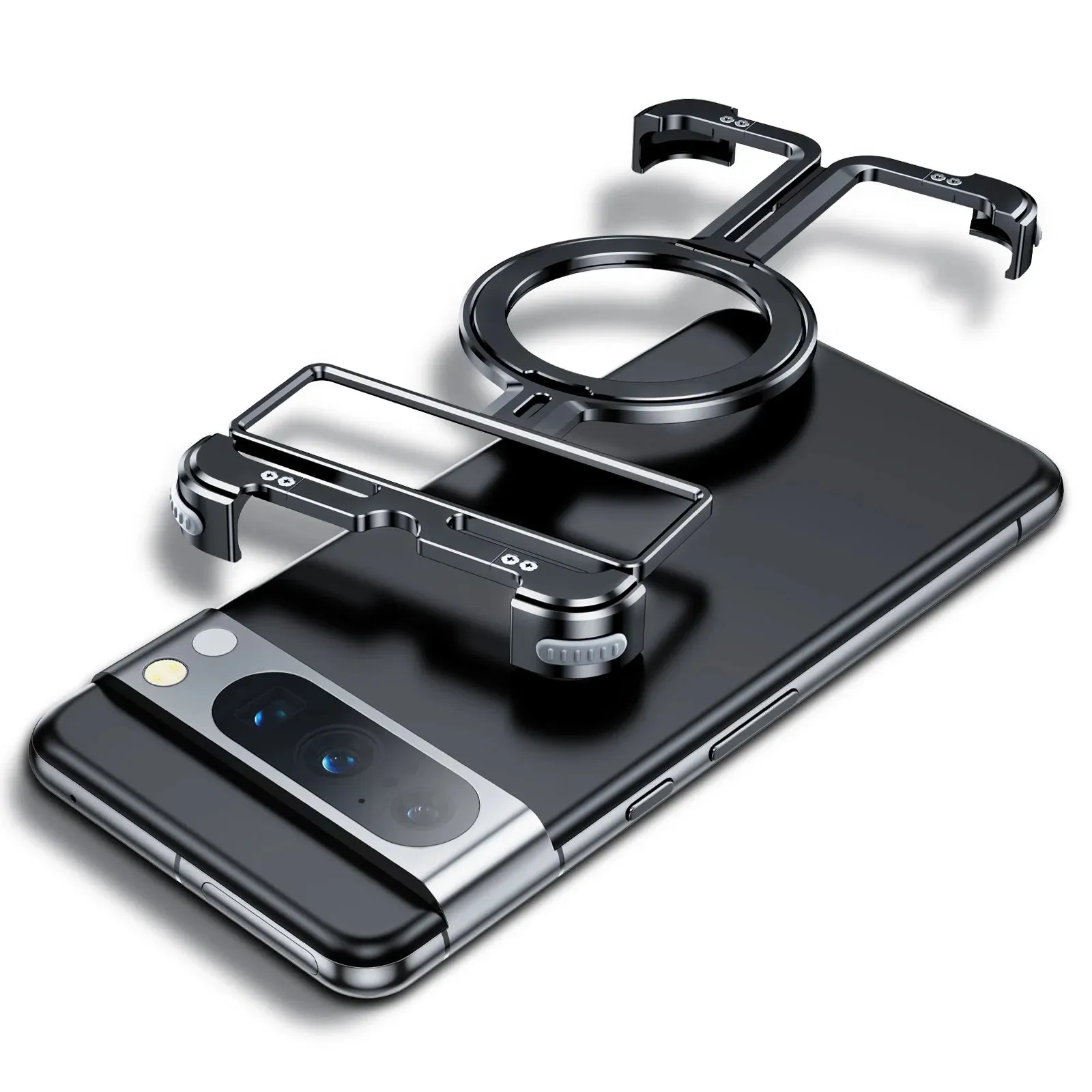 Pixel 7 Series Pivot Guard Magnetic Ring Stand Case