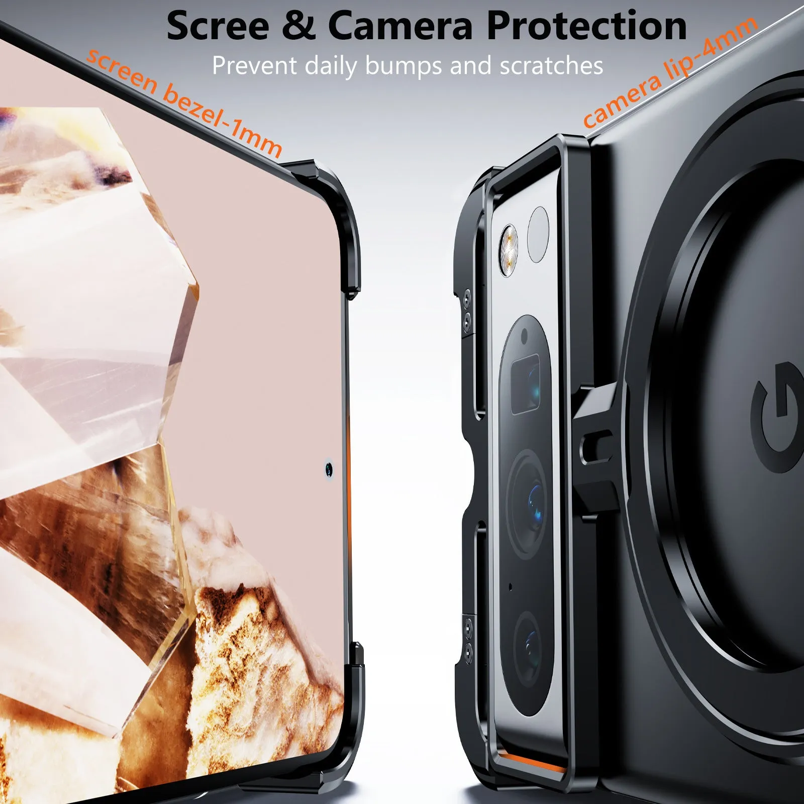 Pixel 7 Series Pivot Guard Magnetic Ring Stand Case
