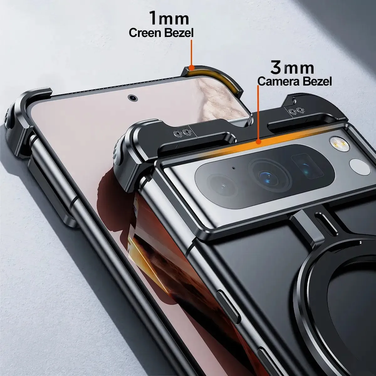 Pixel 7 Series Pivot Guard Magnetic Ring Stand Case