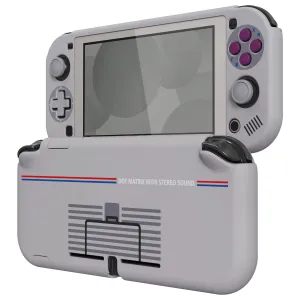 PlayVital Classic 1989 GB DMG-01 Protective Grip Case for Nintendo Switch Lite, Hard Cover Protector for Nintendo Switch Lite - Screen Protector & Thumb Grips & Buttons Caps Stickers Included - YYNLY004