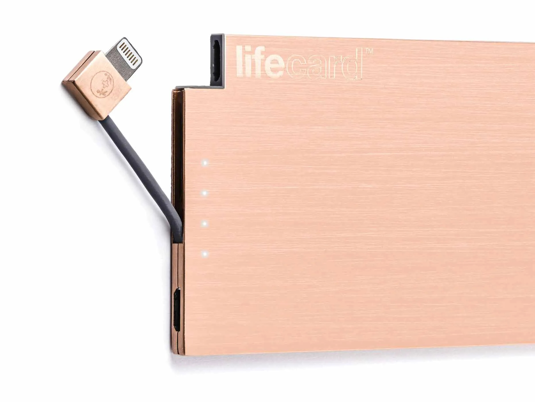 PlusUs - Lifecard Lightning Power Bank Credit Card Sized Charger