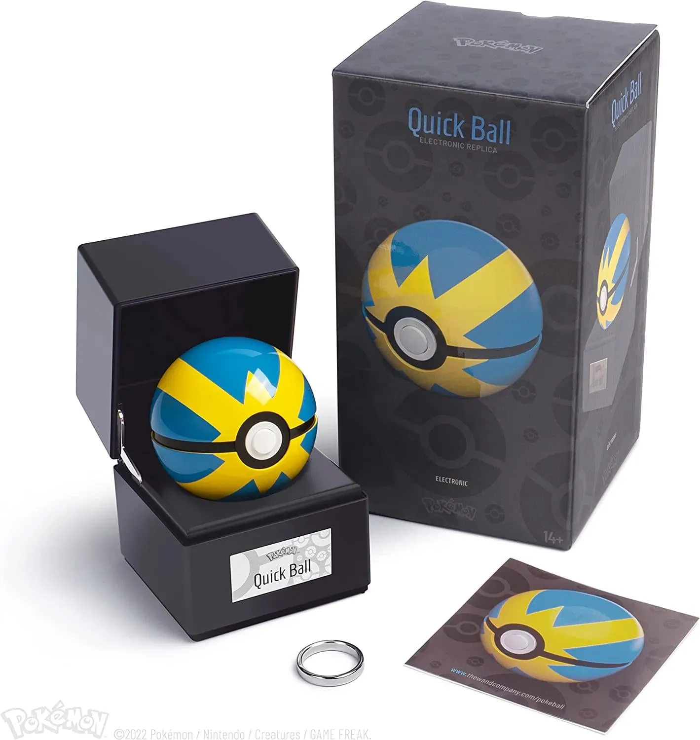 Pokemon Light-Up Die-Cast Quick Ball Replica