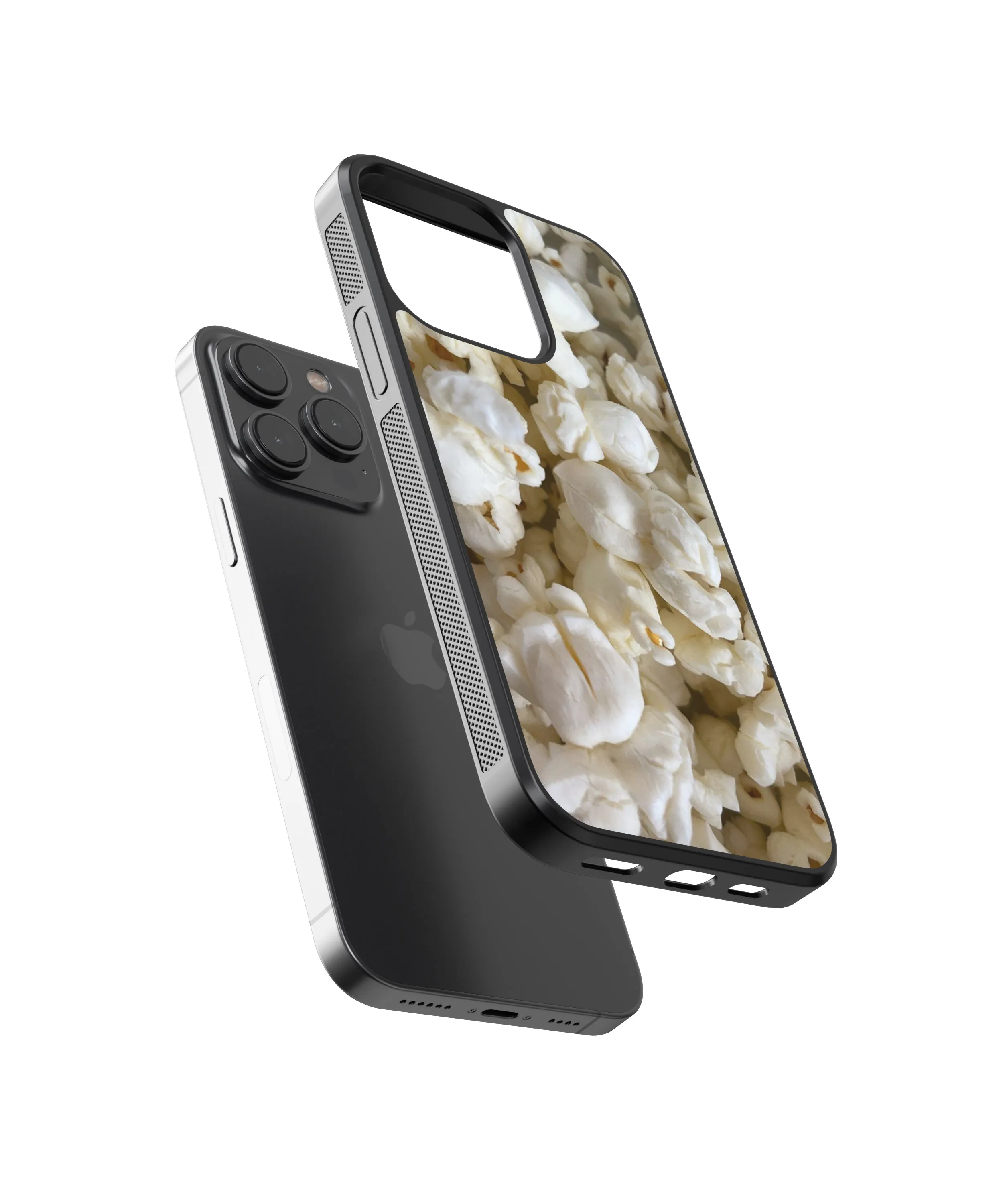 Popcorn Abstract Glass Phone Case Cover
