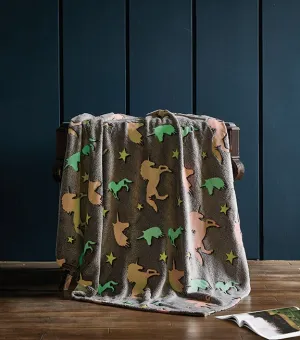 Prancing Unicorn Glow Blanket