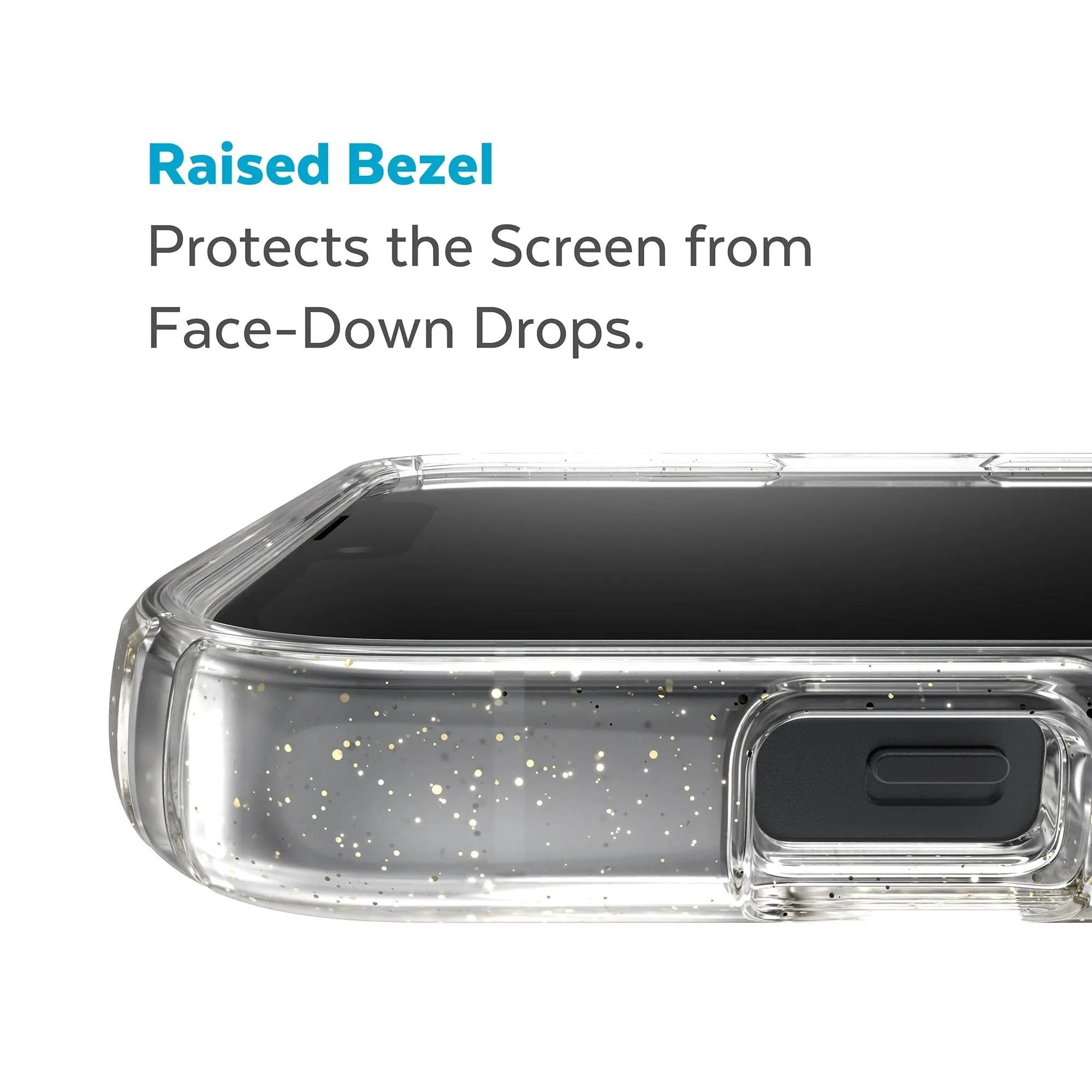 Presidio Perfect-Clear Glitter iPhone 14 Cases