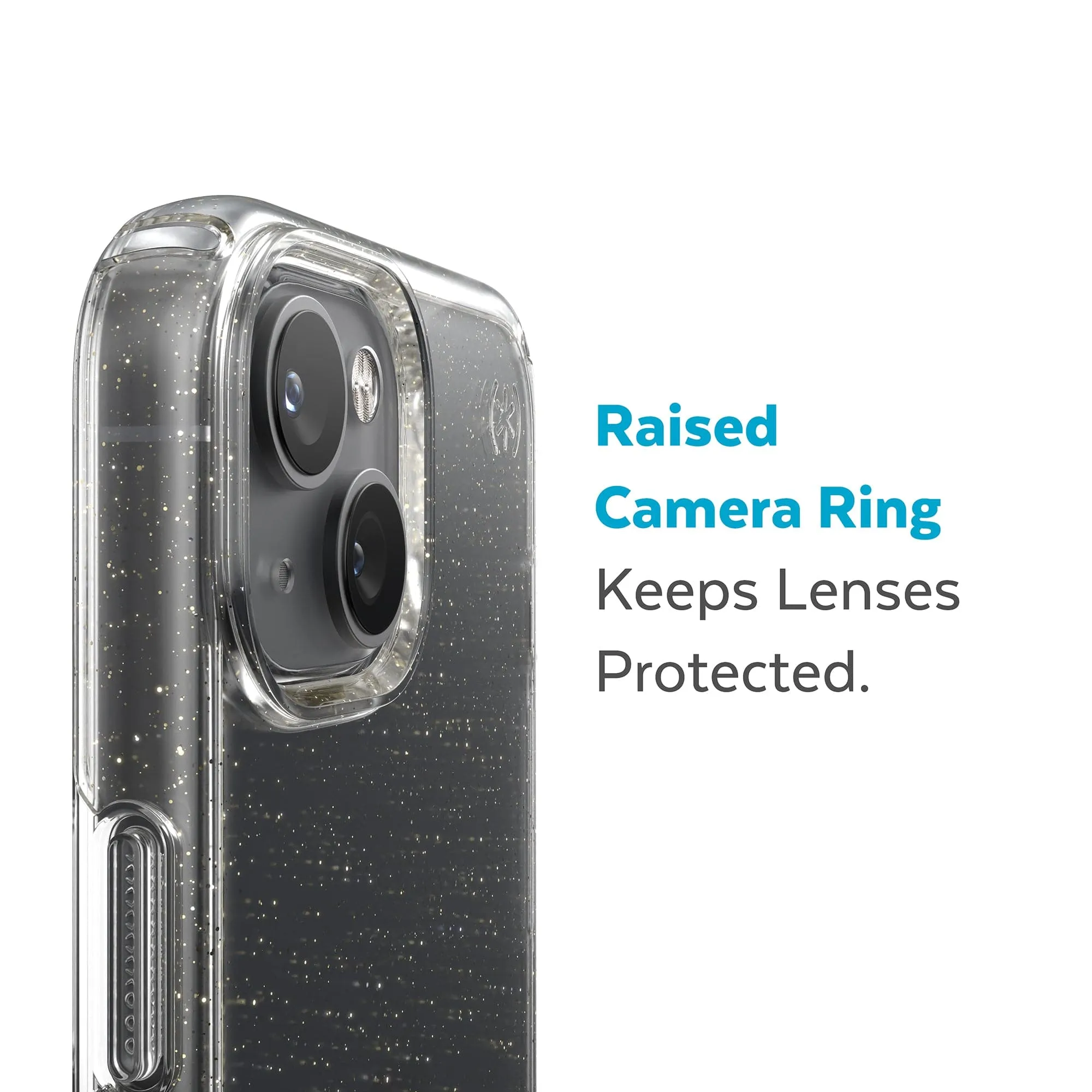 Presidio Perfect-Clear Glitter iPhone 14 Cases