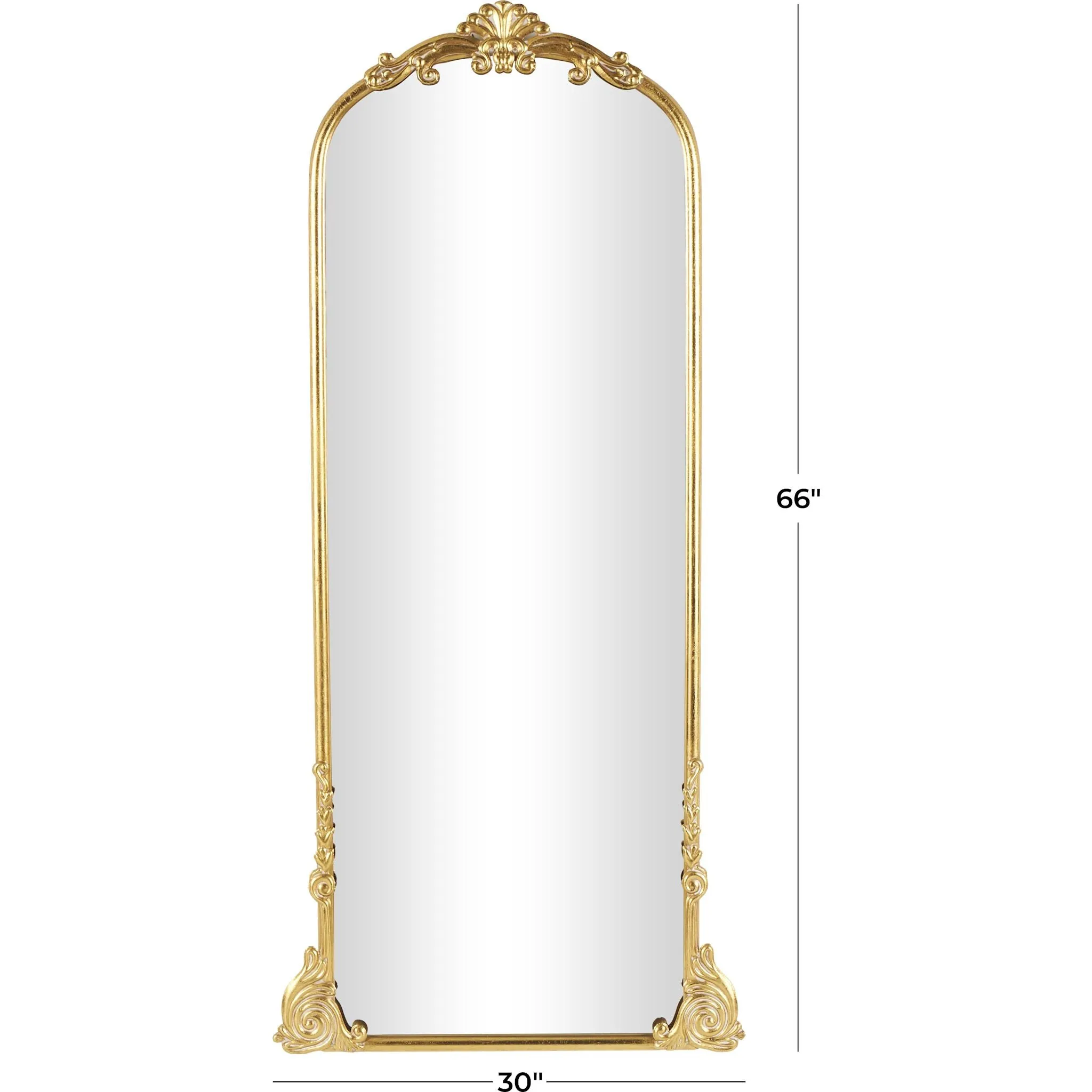Princesa Floor Mirror - Gold