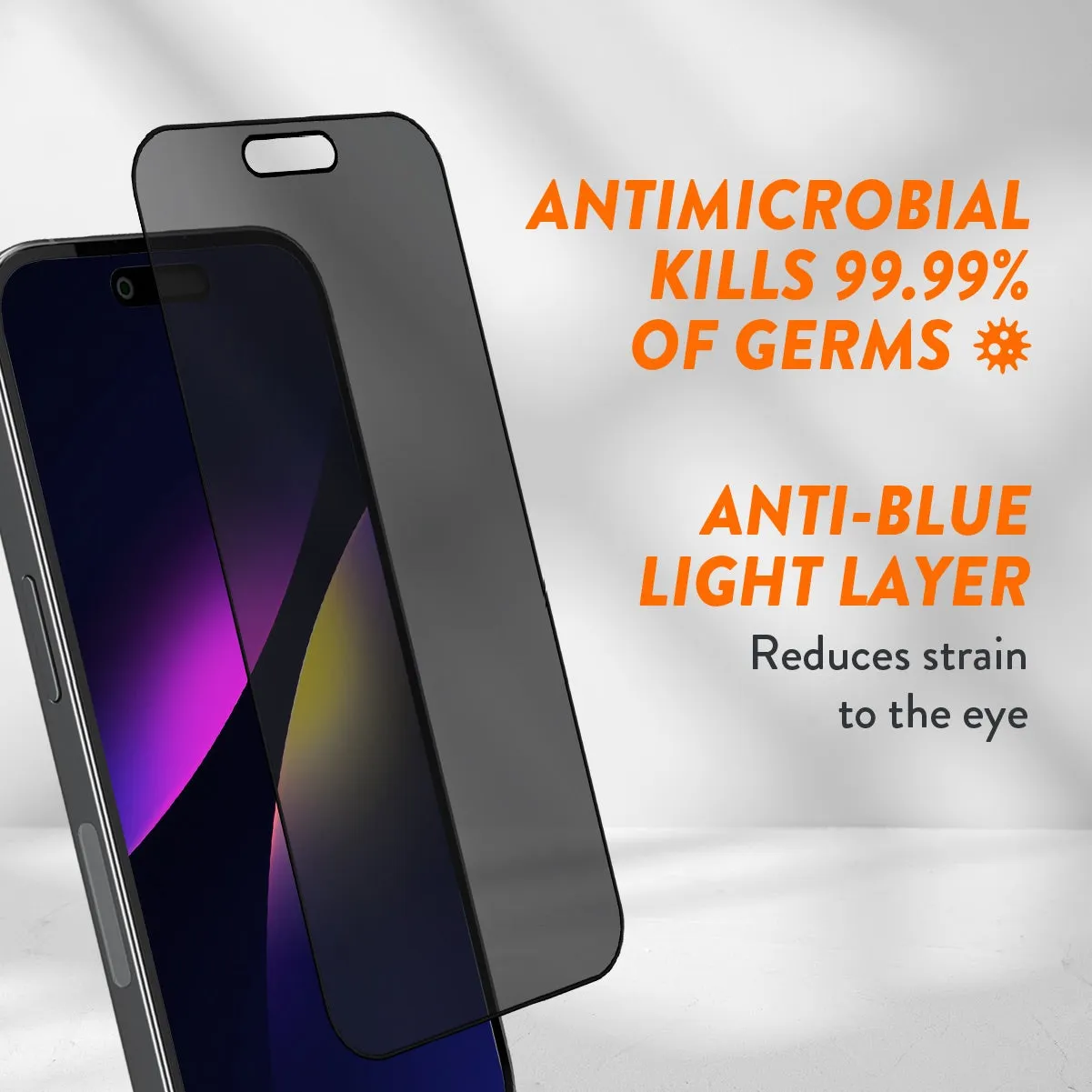 Privacy Glass Screen Armour - iPhone 15 Pro