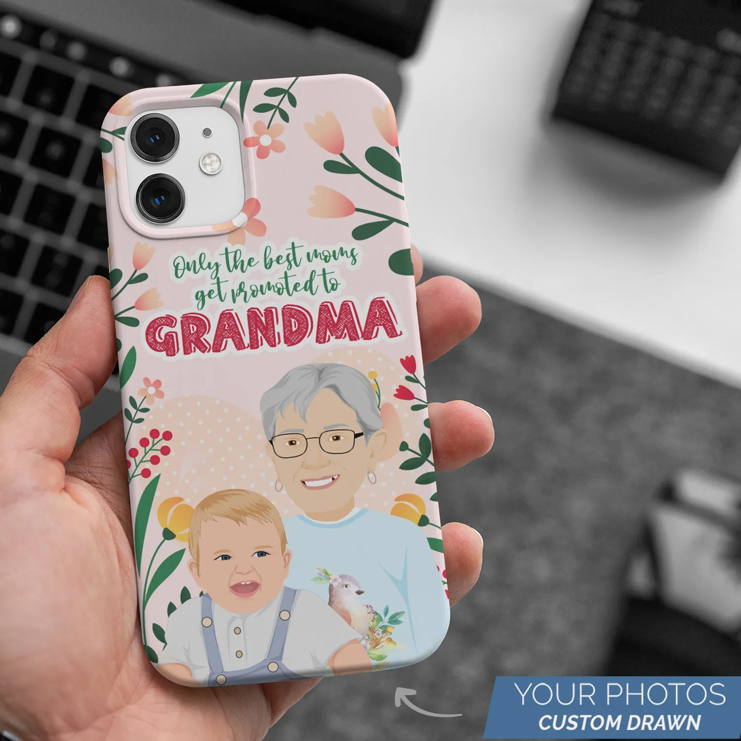 Promoted to Grandma Phone Case Personalized