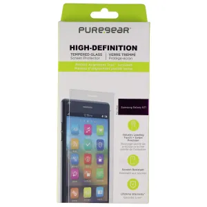 PureGear HD Tempered Glass Screen for Samsung Galaxy A21 Smartphones - Clear