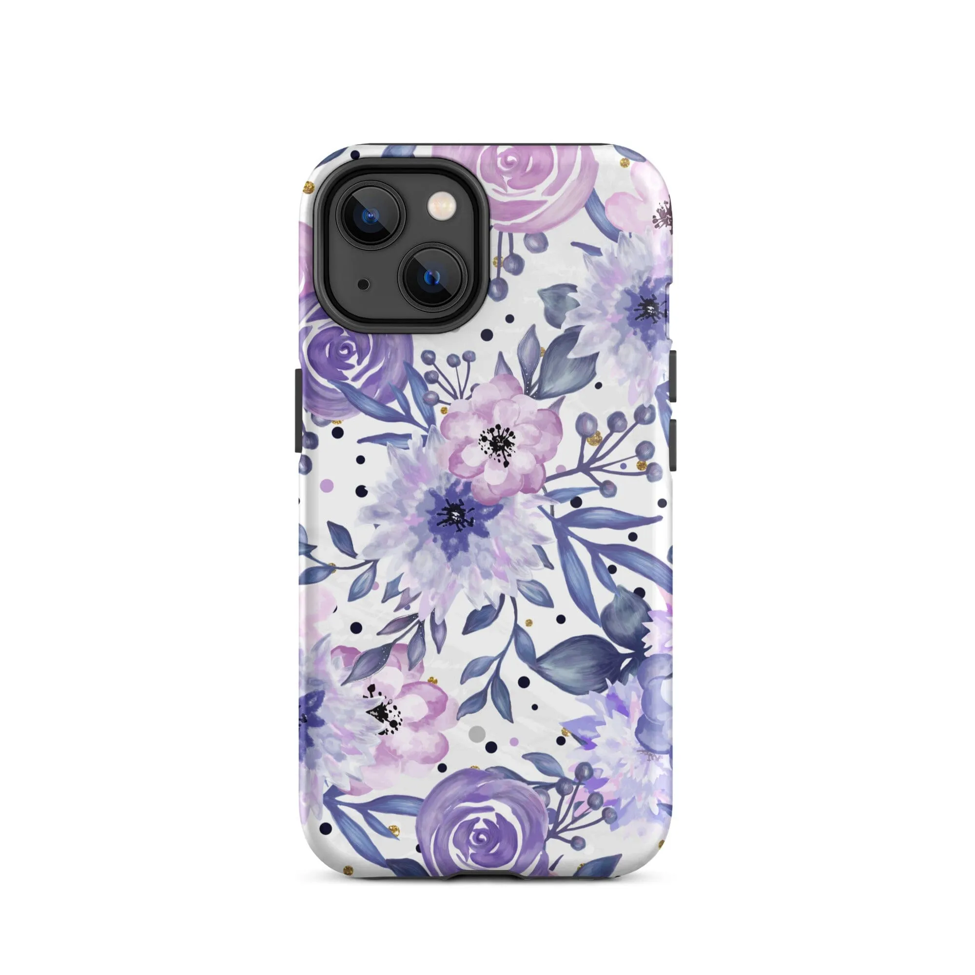 Purple Floral iPhone Case
