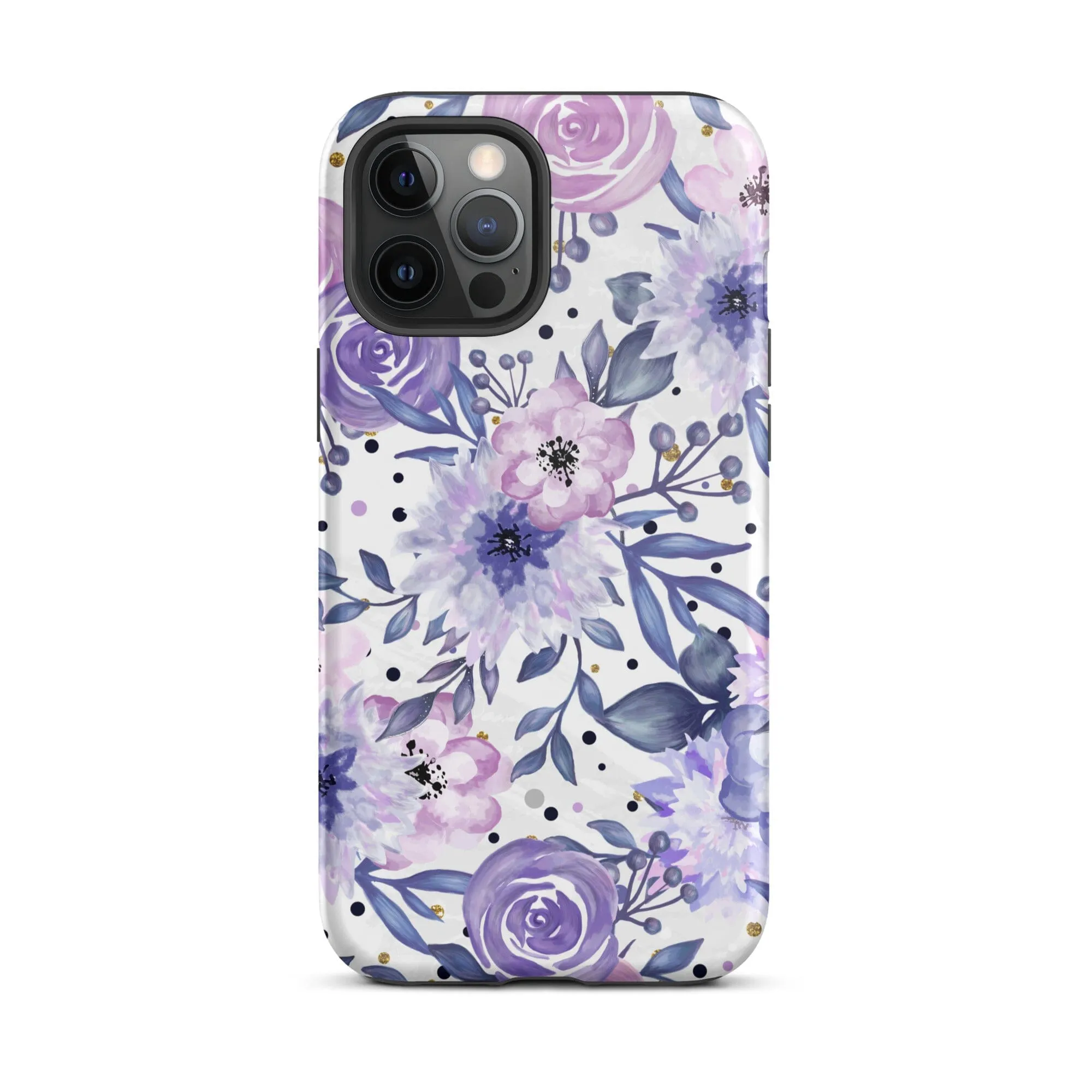 Purple Floral iPhone Case