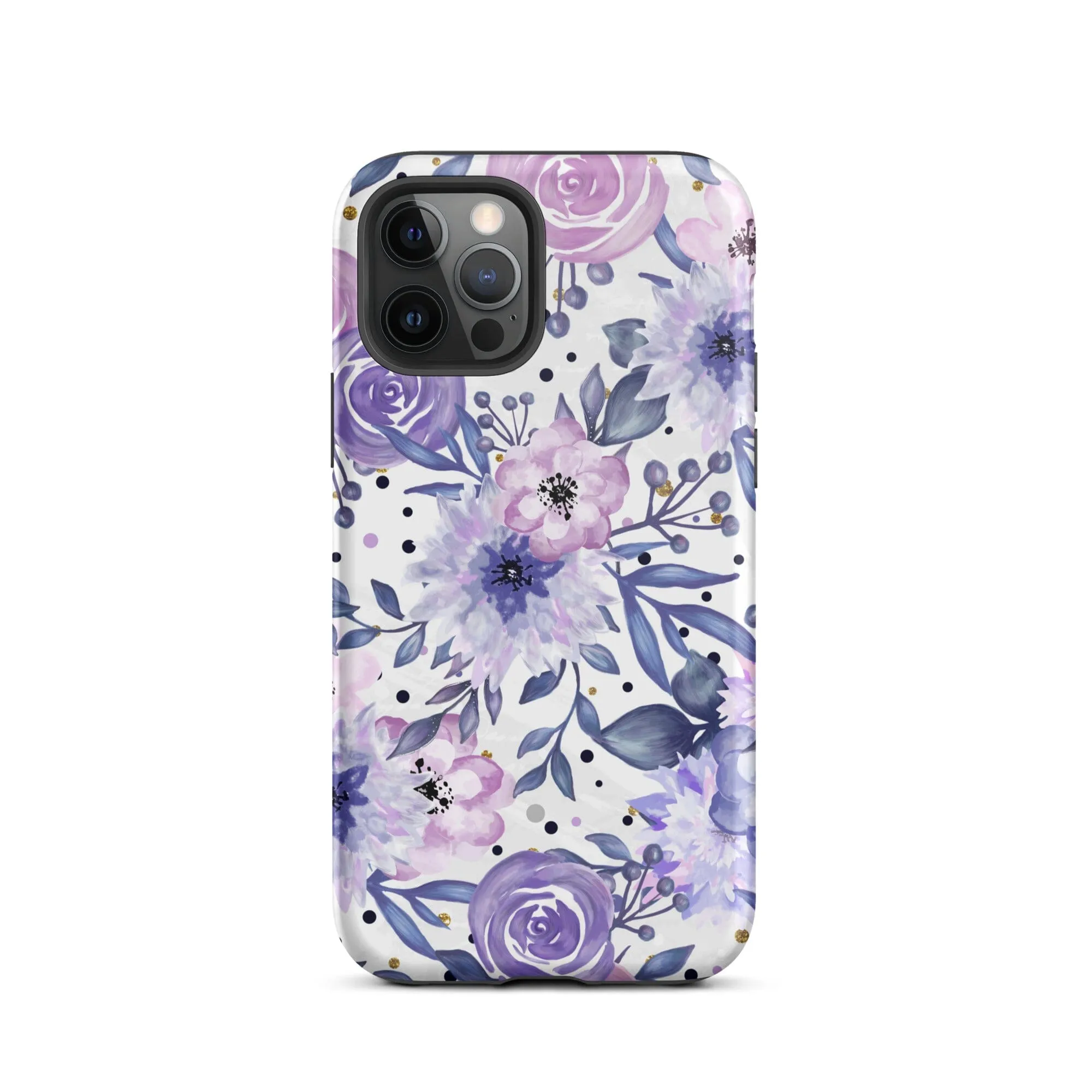 Purple Floral iPhone Case