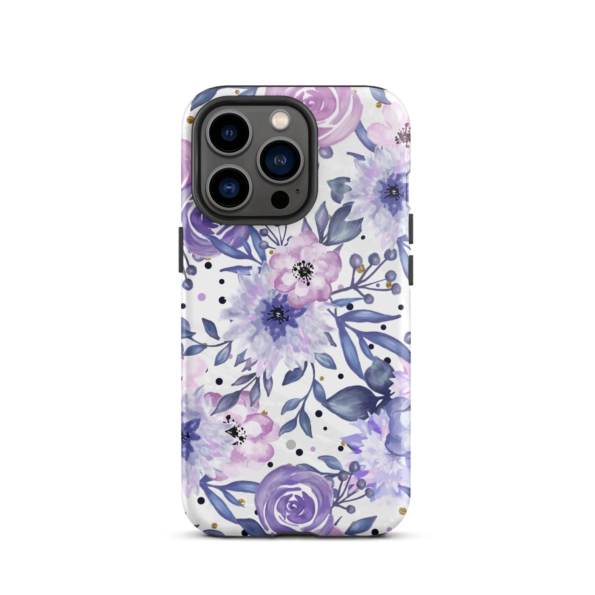 Purple Floral iPhone Case