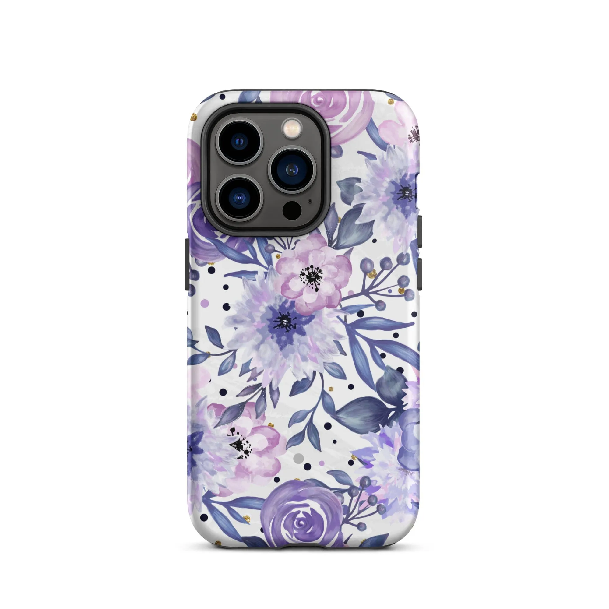 Purple Floral iPhone Case