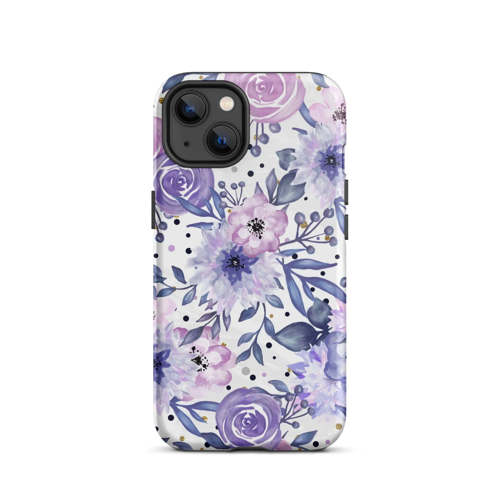 Purple Floral iPhone Case