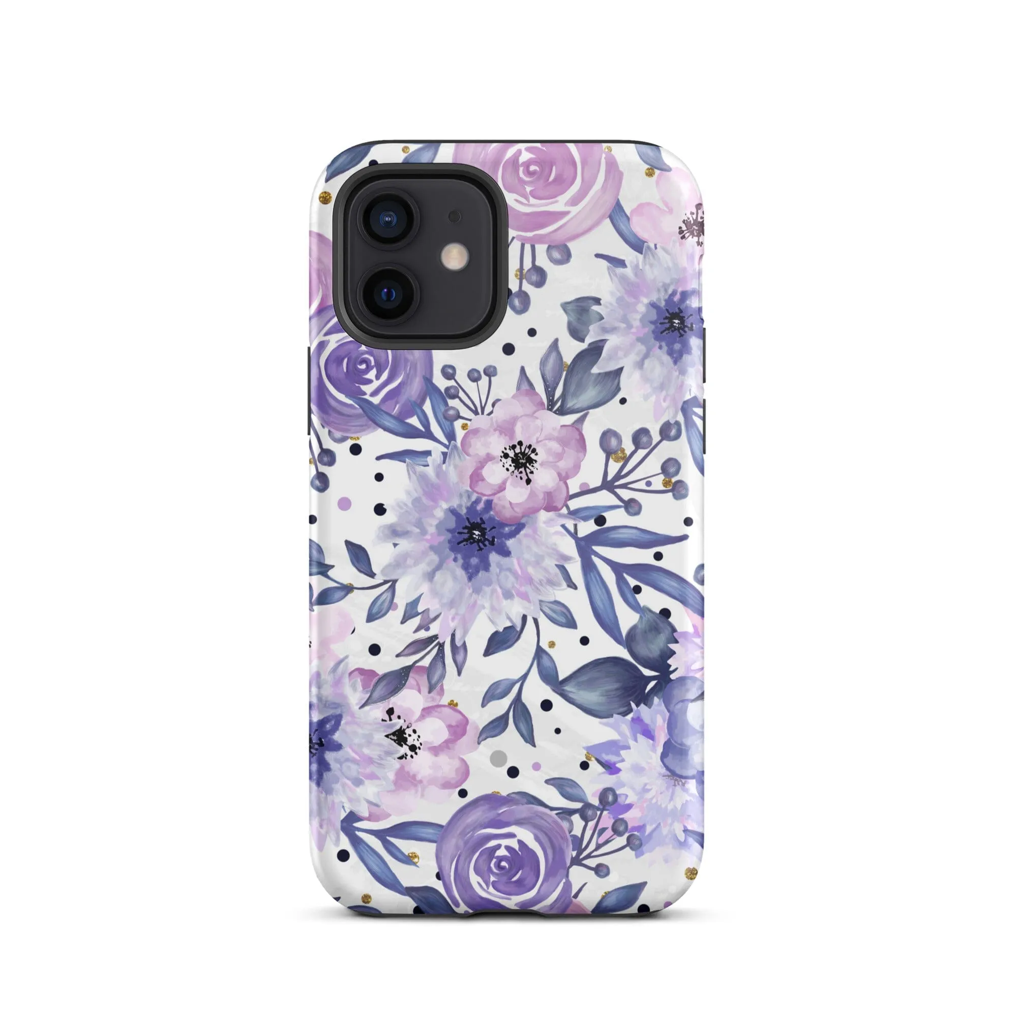 Purple Floral iPhone Case
