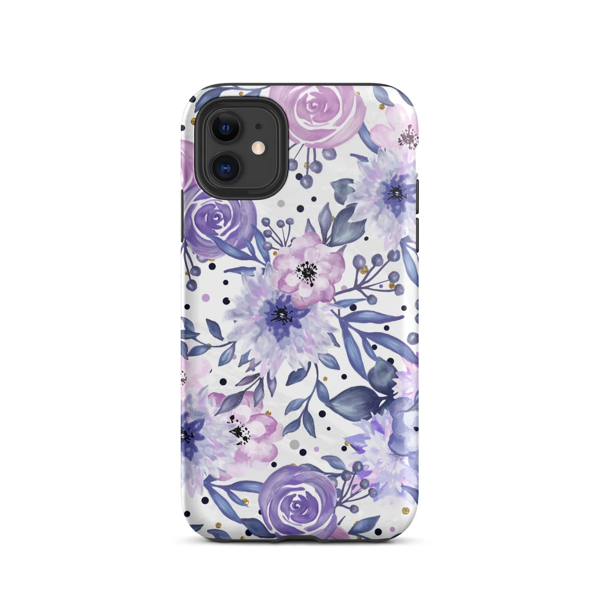 Purple Floral iPhone Case