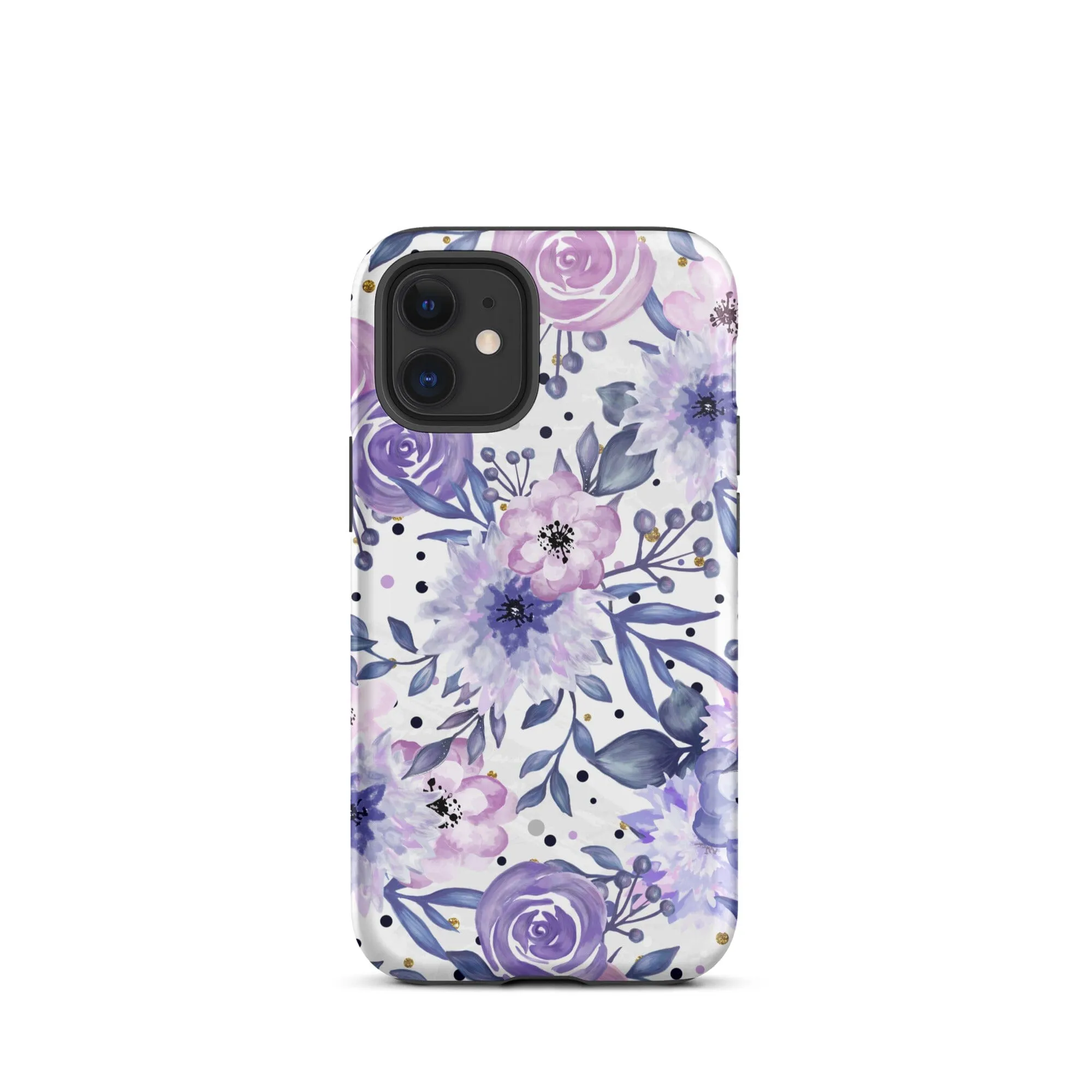 Purple Floral iPhone Case