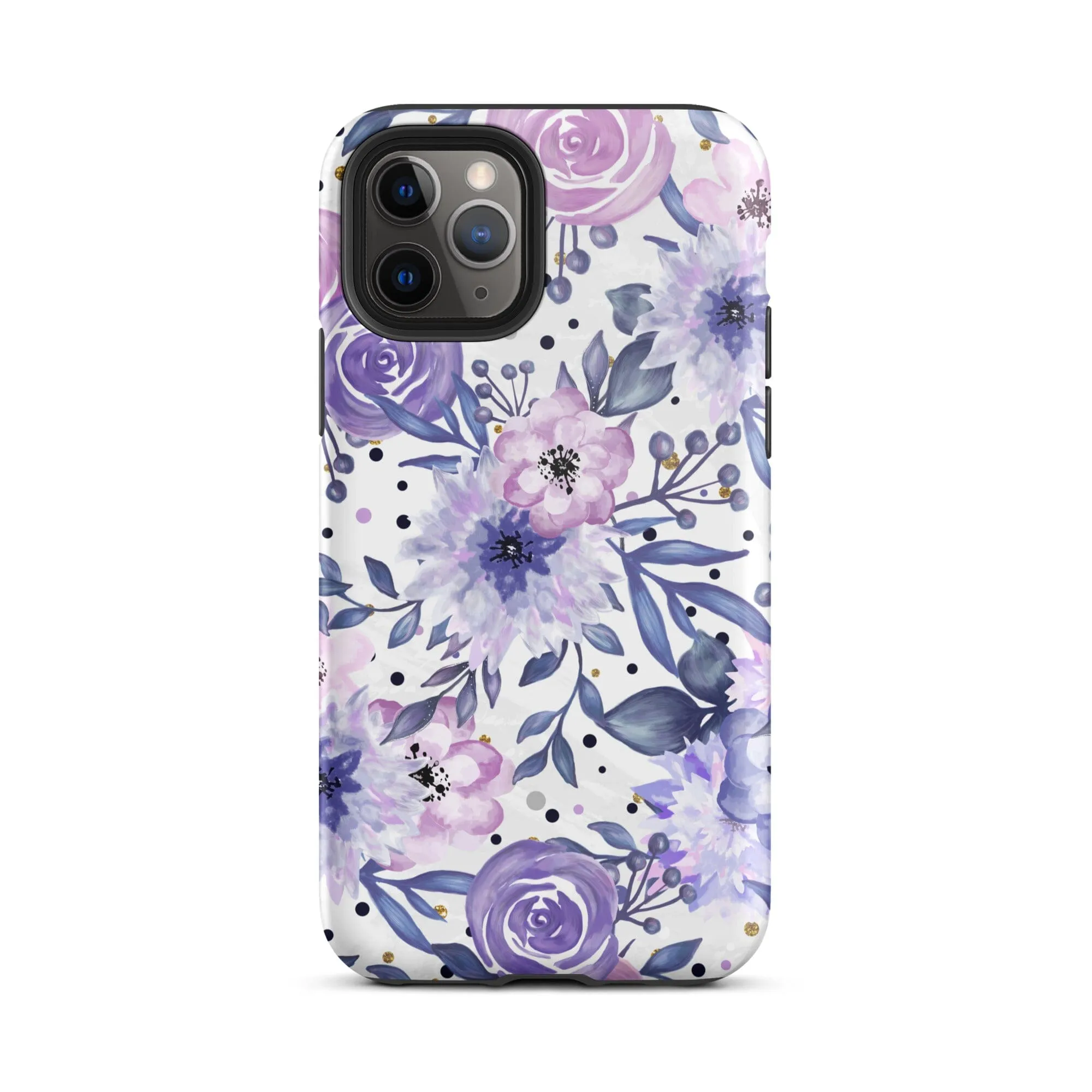 Purple Floral iPhone Case