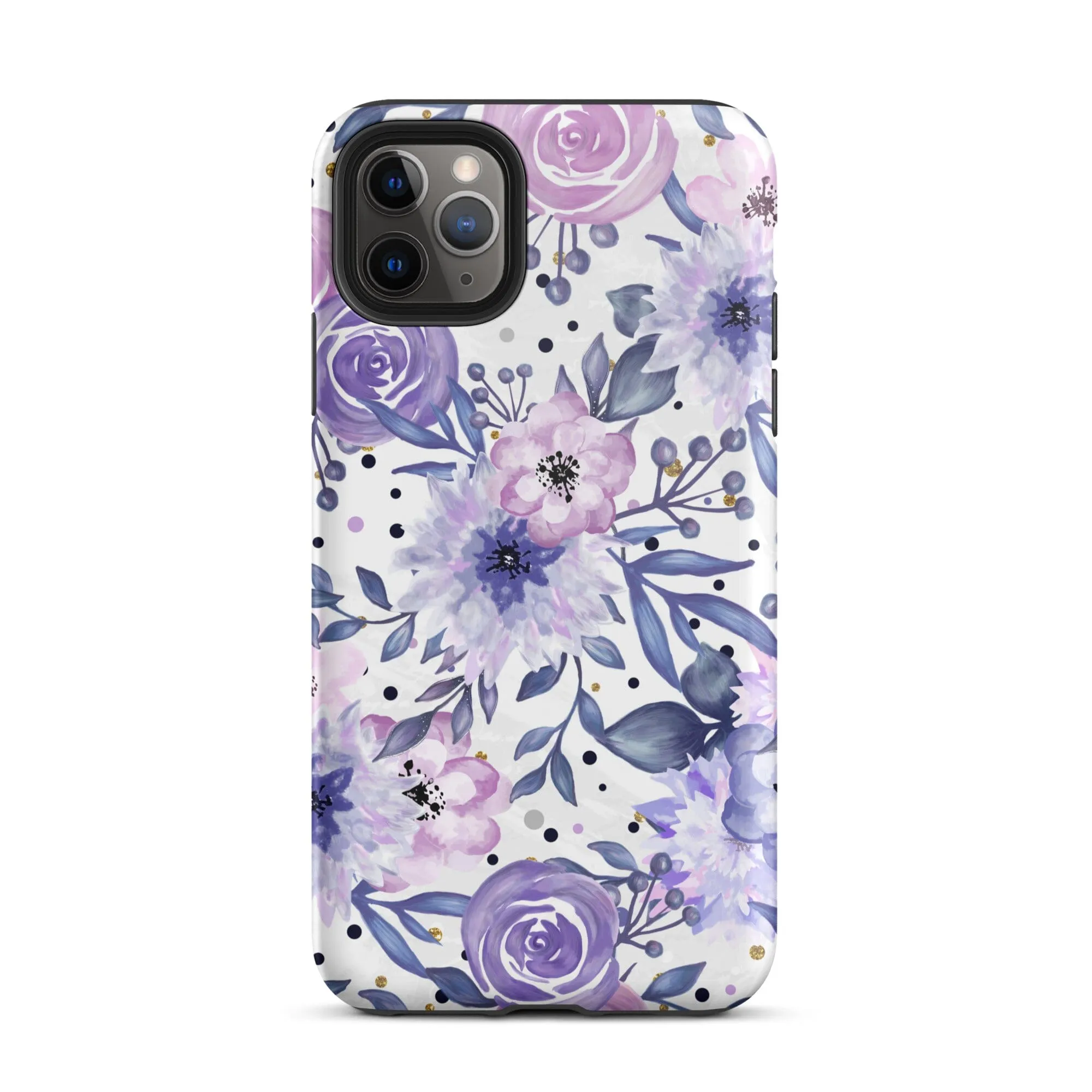 Purple Floral iPhone Case