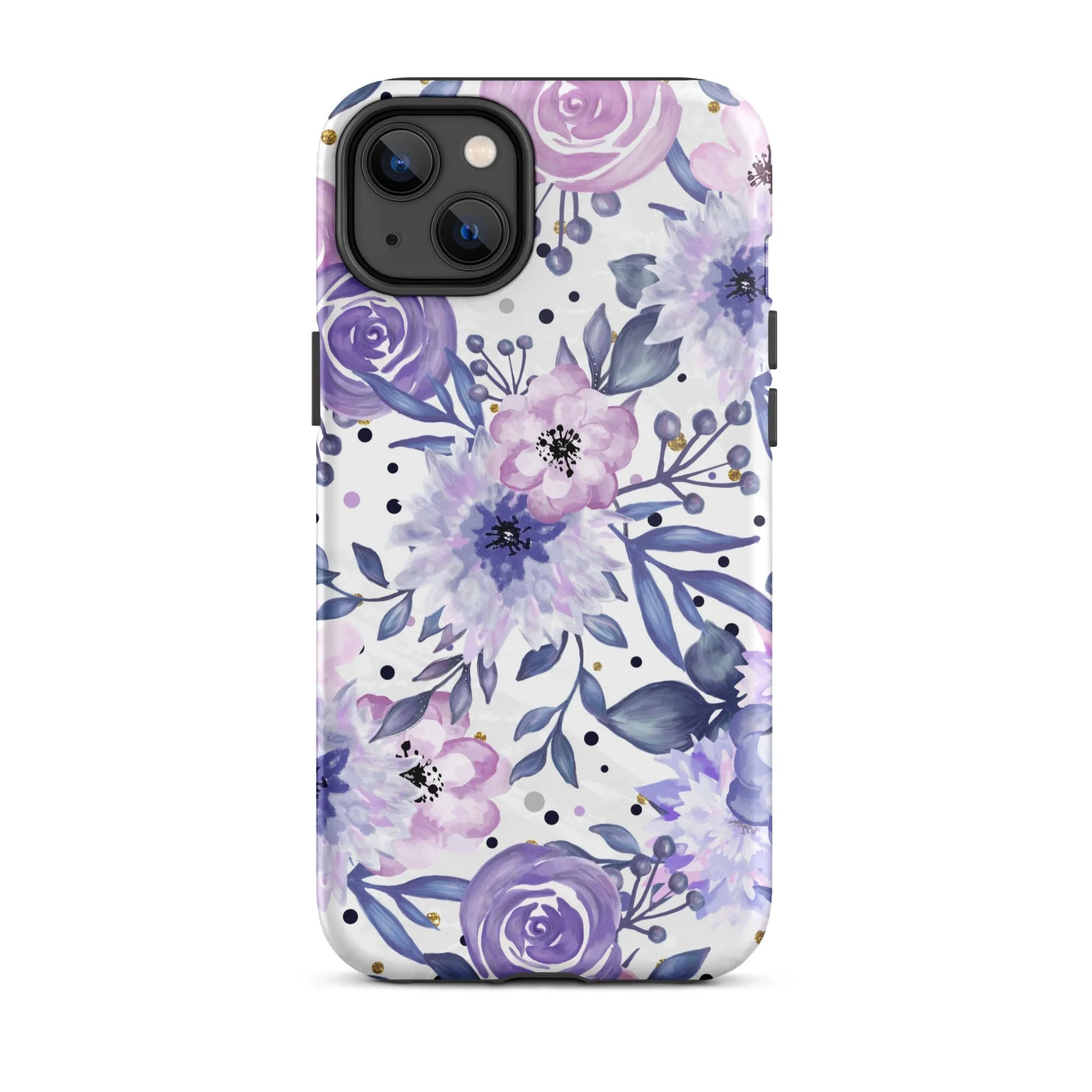 Purple Floral iPhone Case
