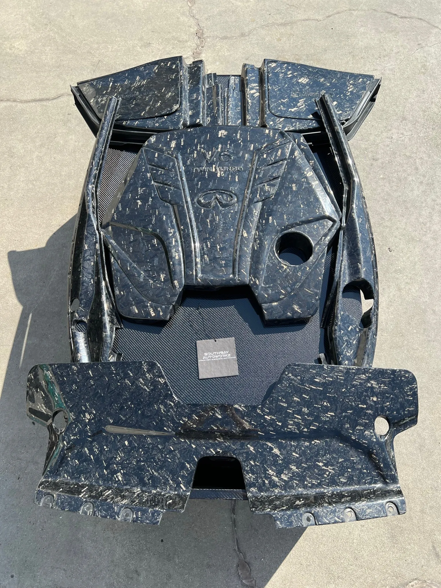 Q50 / Q60 Carbon Fiber Engine Covers