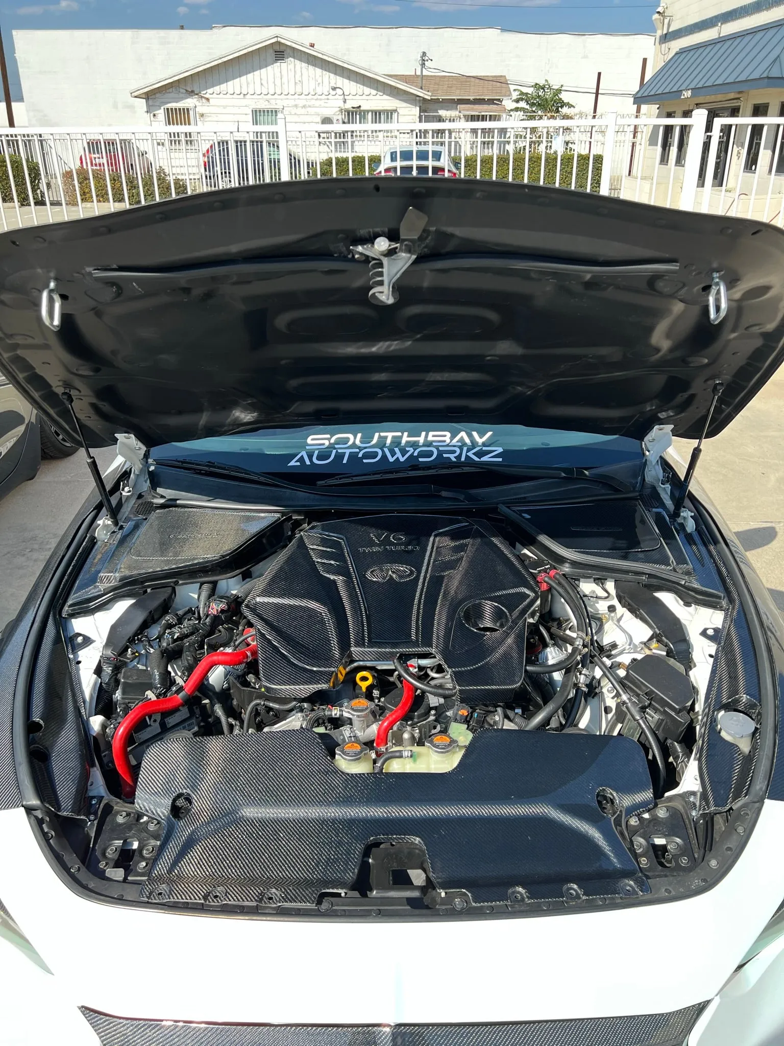 Q50 / Q60 Carbon Fiber Engine Covers