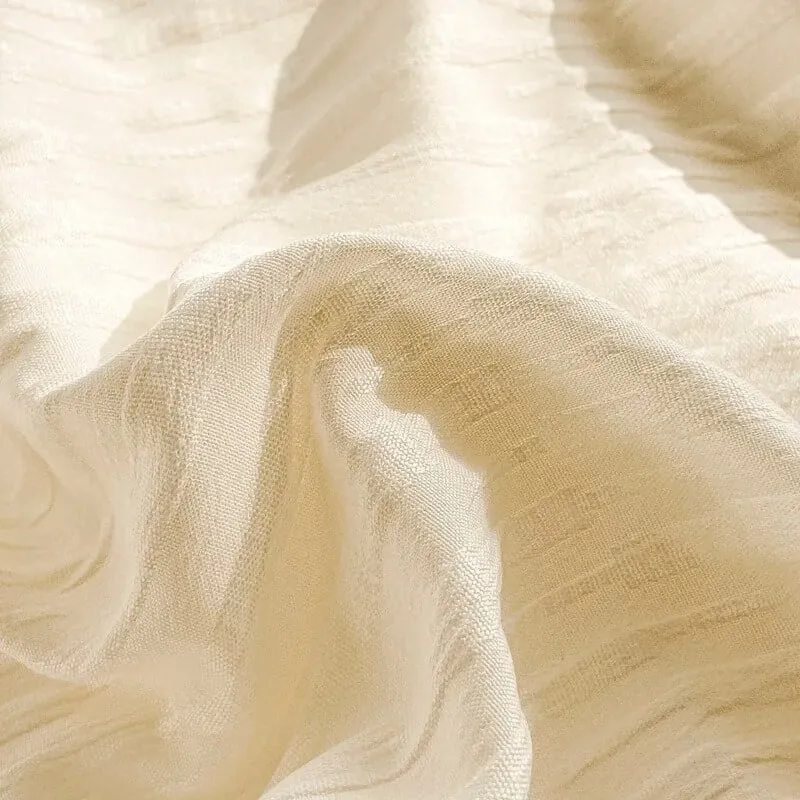 Qfdian Seersucker Fabric Bedding Set