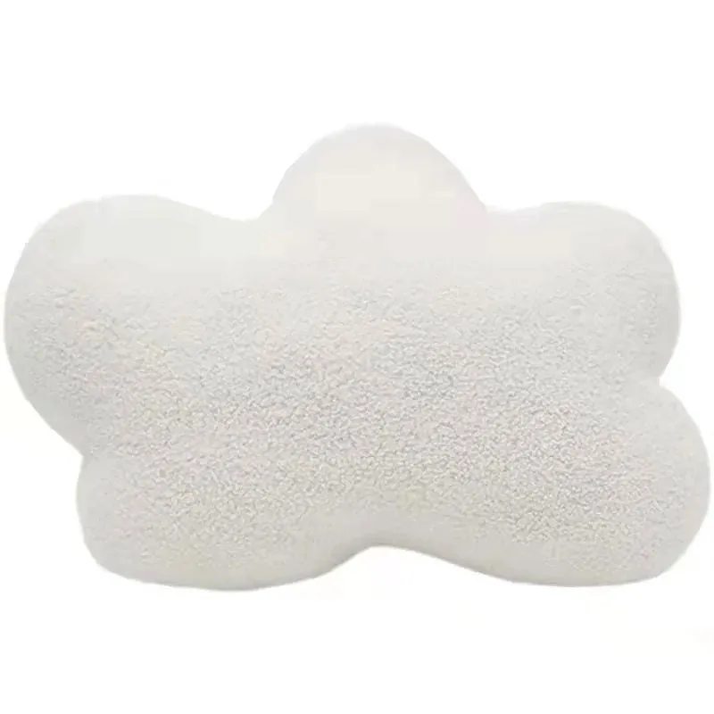 Qfdian White Cloud Plush Pillow