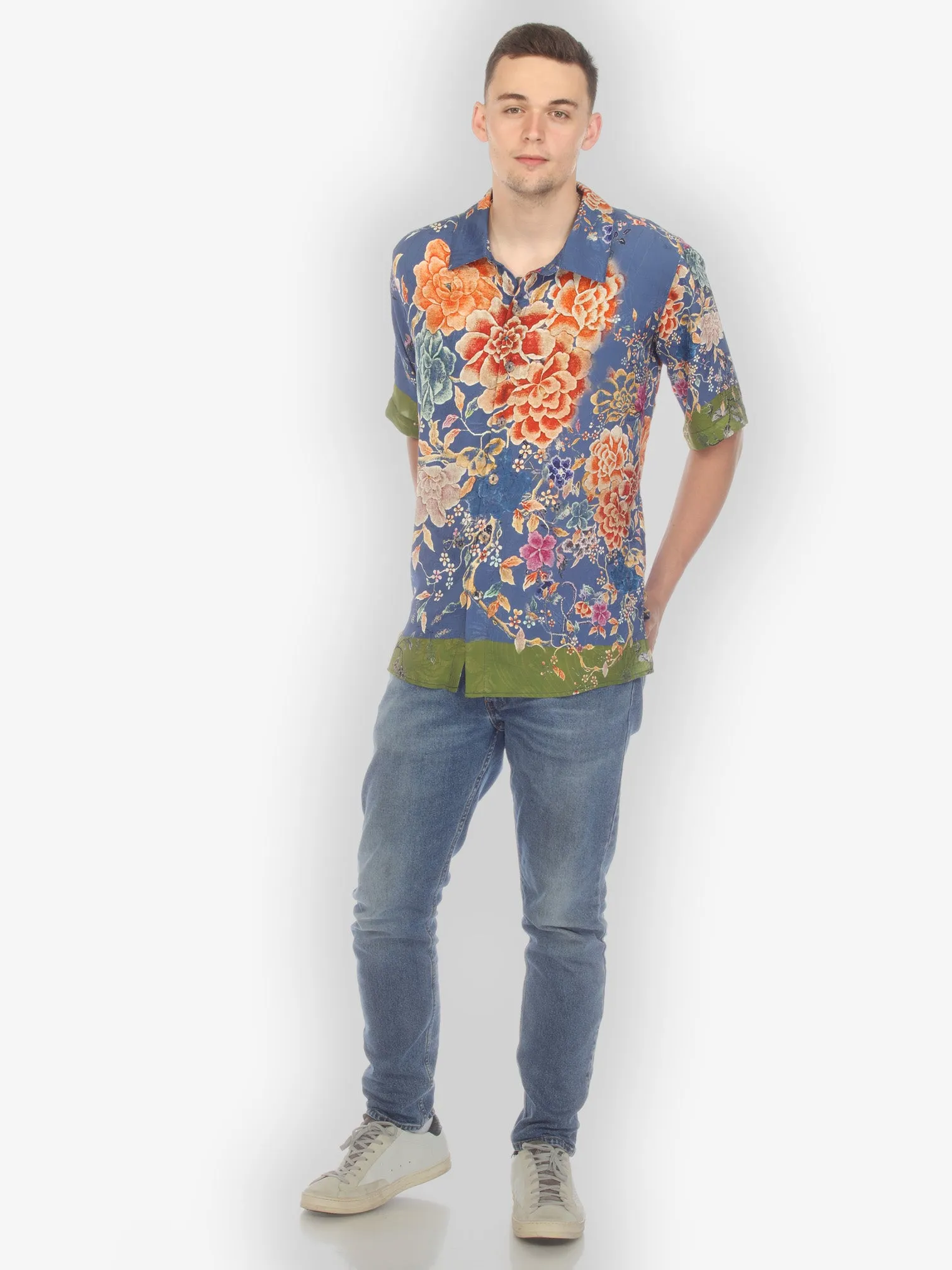 Queenly Radiant Charm Silk Men's Shirt